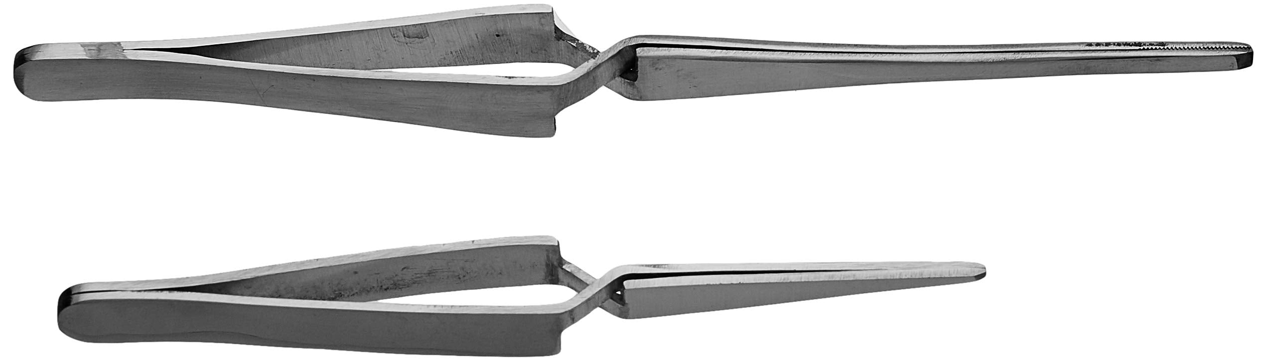 Steelman 5-Piece Utility Tweezer Set For Automotive, Electronics, And Hobby Use, Includes Angled, Self-Closing, Heat-Resistant,
