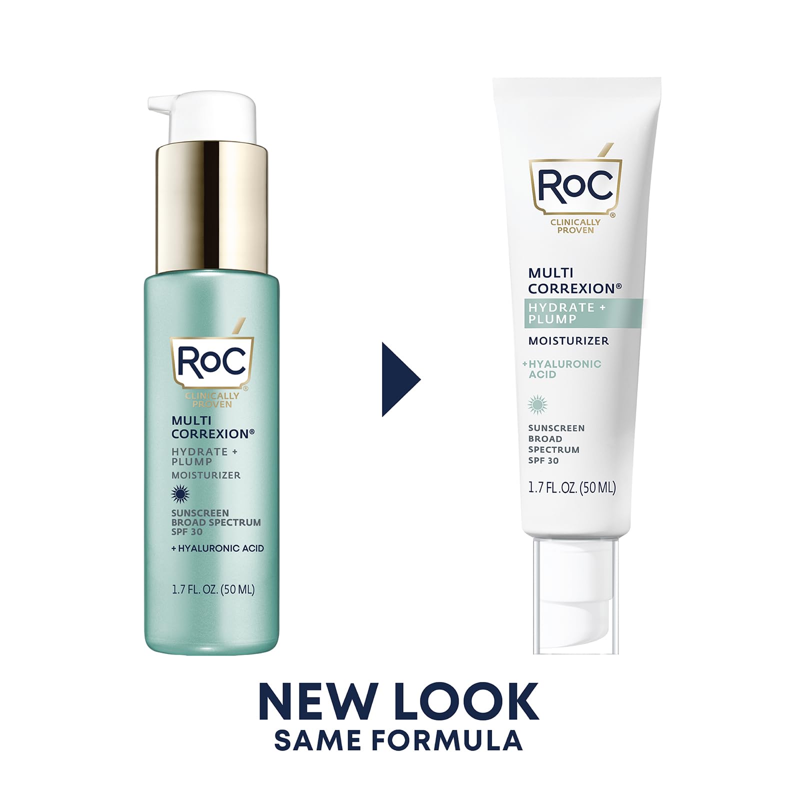 Roc Multi Correxion 1.5% Pure Hyaluronic Acid Anti Aging Daily Face Moisturizer, Broad Spectrum Sunscreen Spf 30, Stocking Stuff