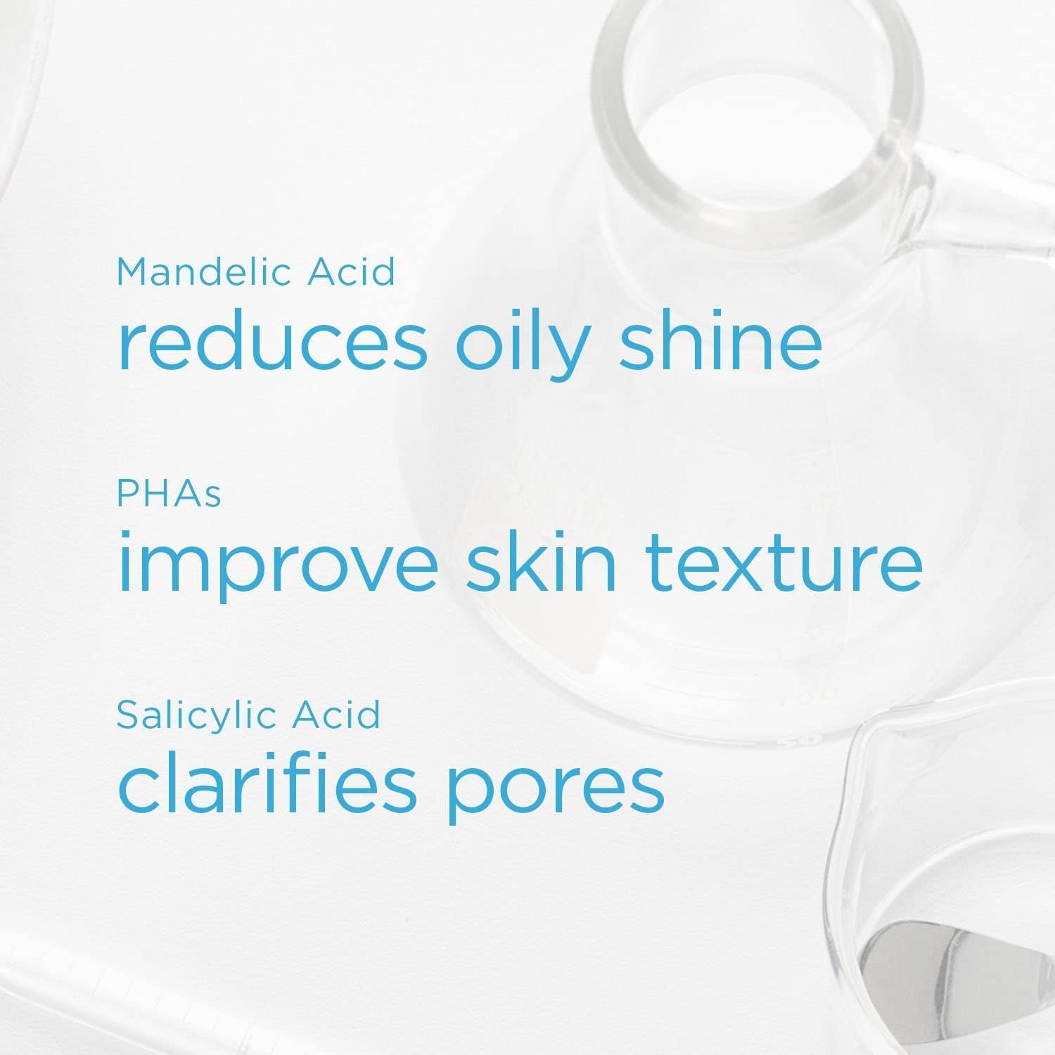 NEOSTRATA Mandelic Clarifying Cleanser Gel Facial Wash for Oily Skin with Salicylic Acid Soap-Free Fragrance-Free, 6.8 Fl Oz (Pa