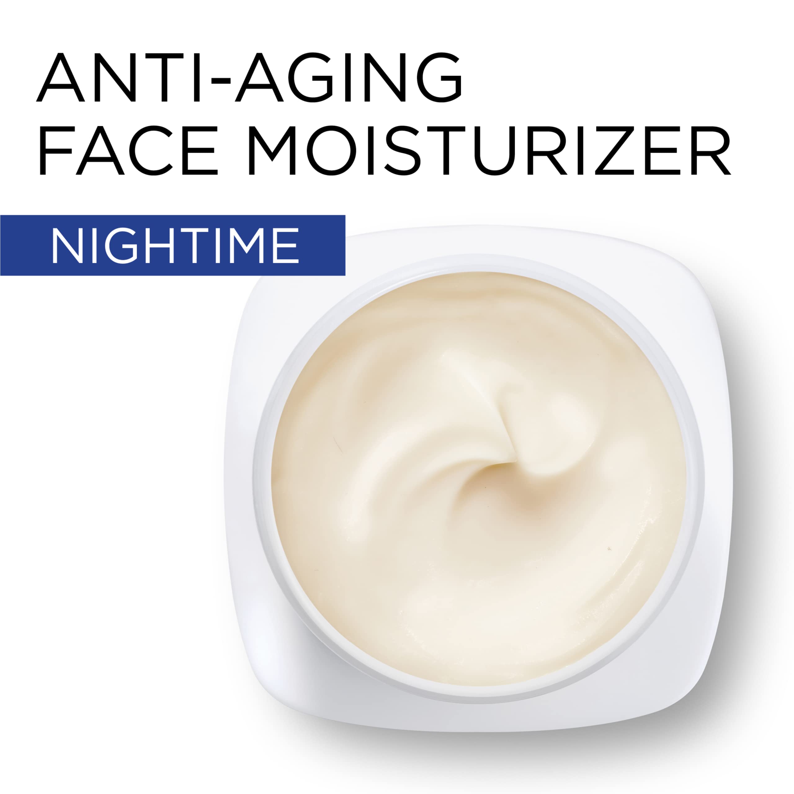 L'Oreal Paris, RevitaLift Anti-Wrinkle + Firming Night Cream Moisturizer 1.7 oz (Pack of 3)