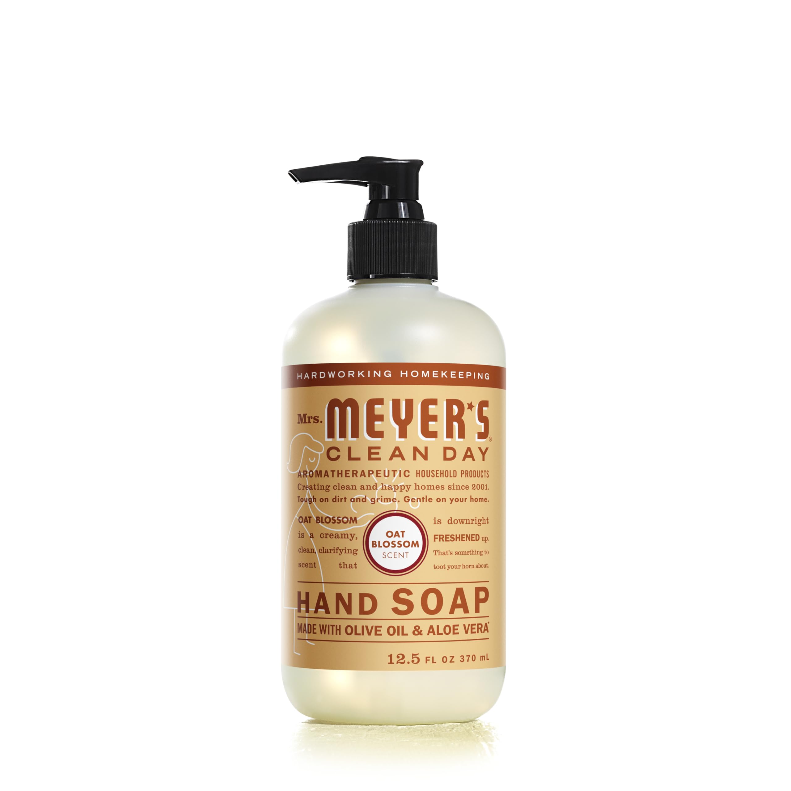 MRS. MEYER 'S CLEAN DAY Liquid Hand Soap Oat Blossom Scent (12.5 Fl Oz (Pack of 6))