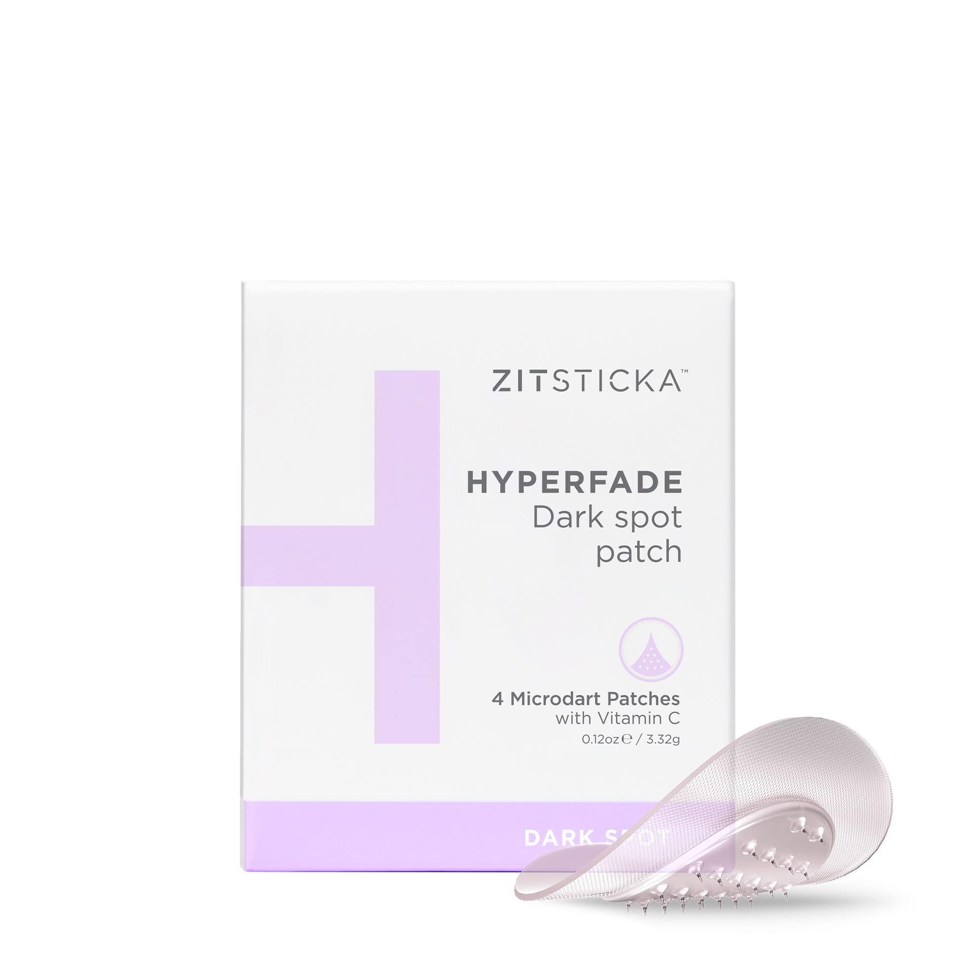 ZitSticka Hyperfade Acne Patches for Face - World's Most Potent Pimple Patch with Fast-Acting Microdarts - Starts Working within