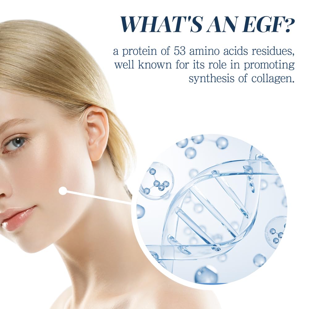 Egf Serum Epidermal Growth Factor 1.7 Fl. Oz. / 50Ml / Face Serum Cosmetic Ingredients For Skin Serum Korean Egf Growth Factor E