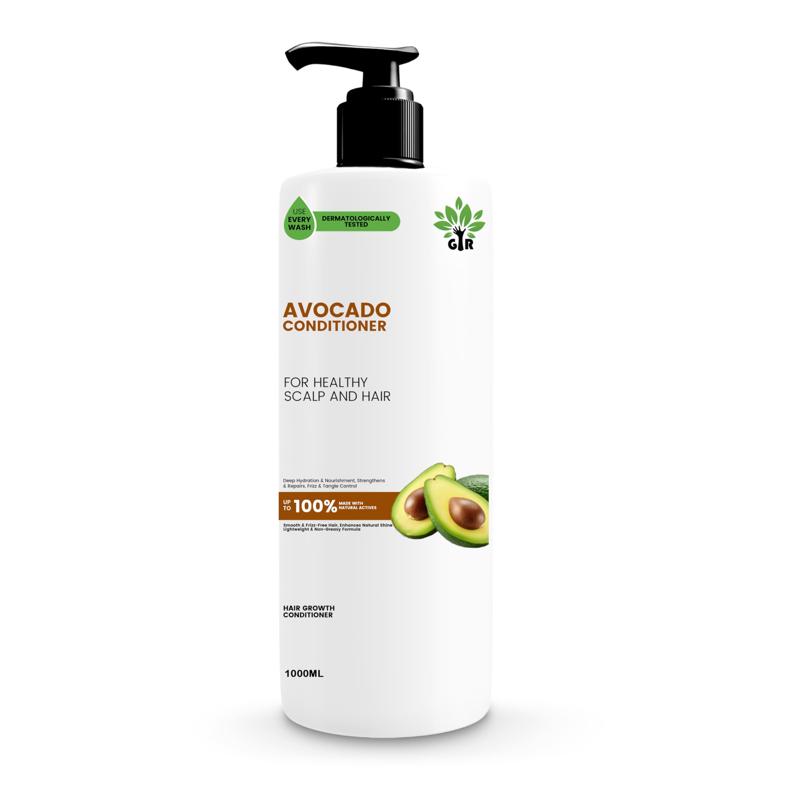 Gir Avocado Conditioner  Luxuriously Gentle Cleansing & Smoothing Hair Conditioner For Women & Men (1000 Ml)