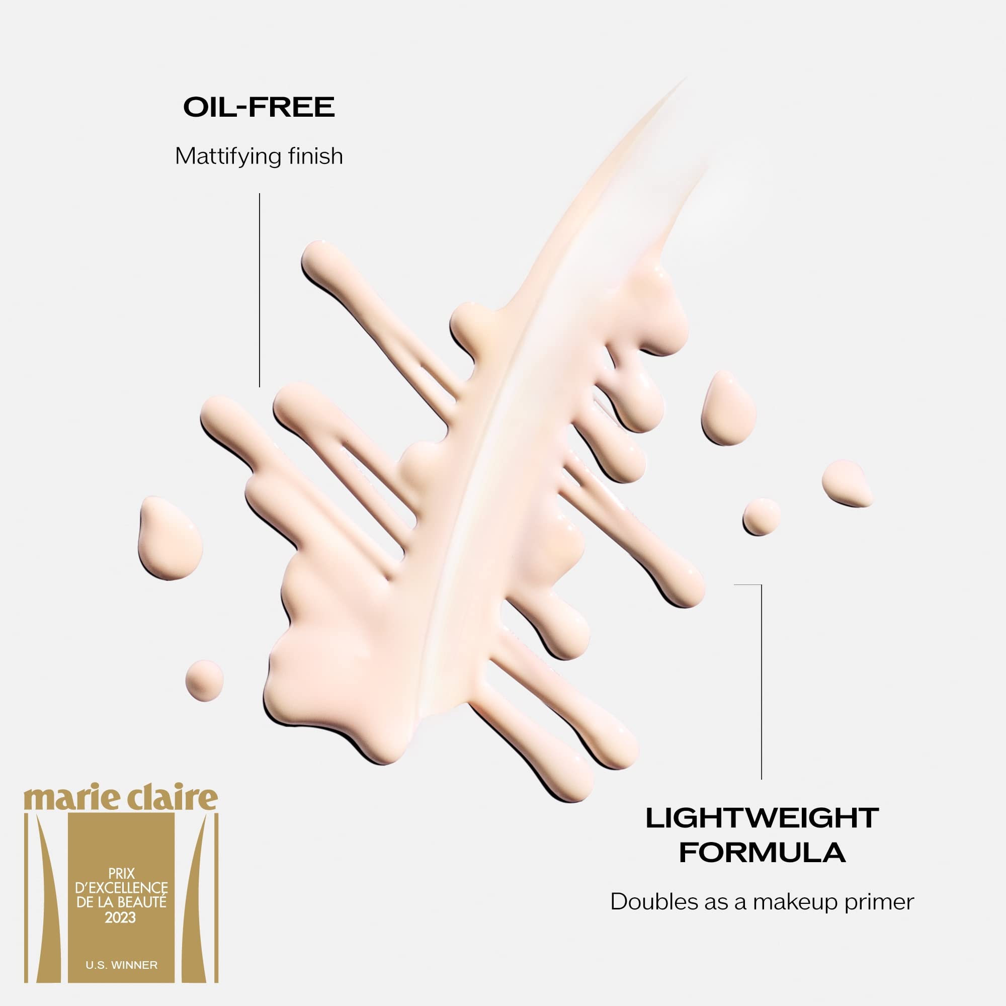 Shiseido Urban Environment Oil-Free Sunscreen SPF 42 - 30 mL - Protects, Hydrates, Mattifies & Works as Face Primer - Water Resi