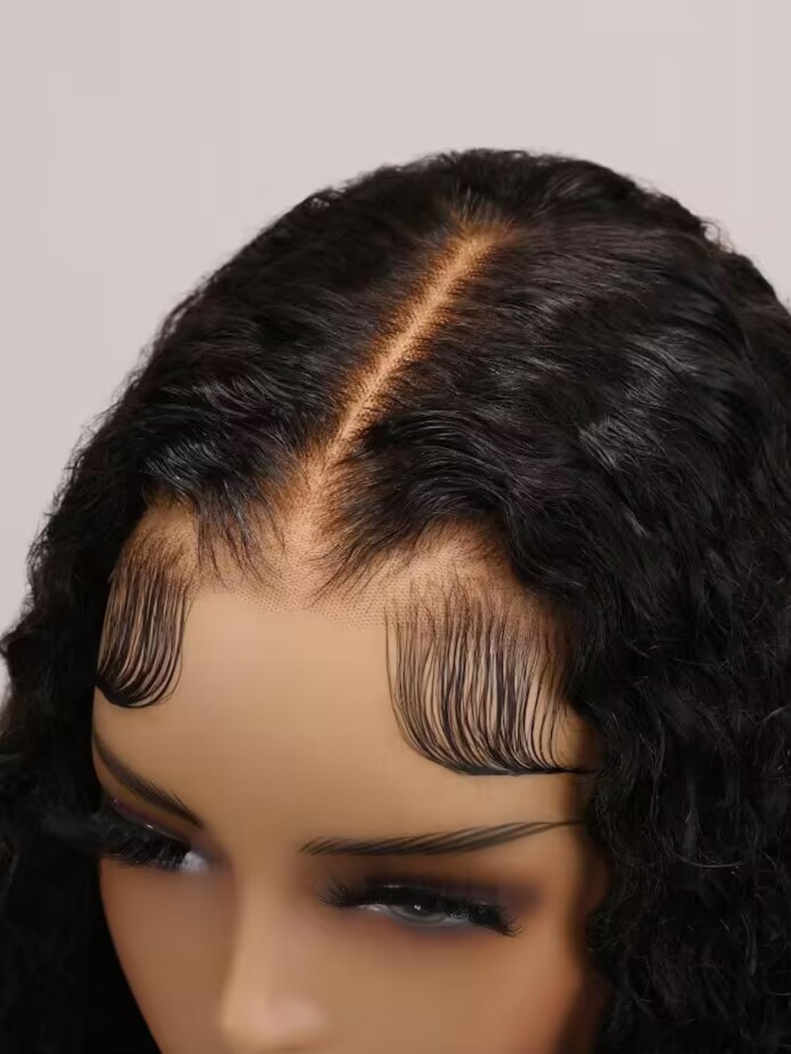 Unice Bye Bye Knots Glueless Wig Pre Plucked Pre Cut Water Wave 7X5 Lace Front Wigs Human Hair Wet And Wavy Put On And Go Gluele