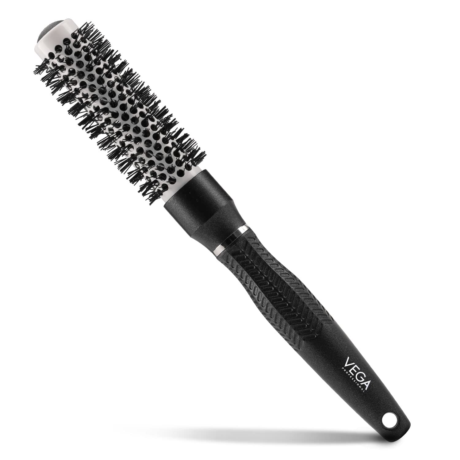 Vega Professional Ceramix Shine Blow Dry Round Hair Brush 25Mm | Hair Styling & Blow Dry Brush For Men & Women | Smooth Ceramic 