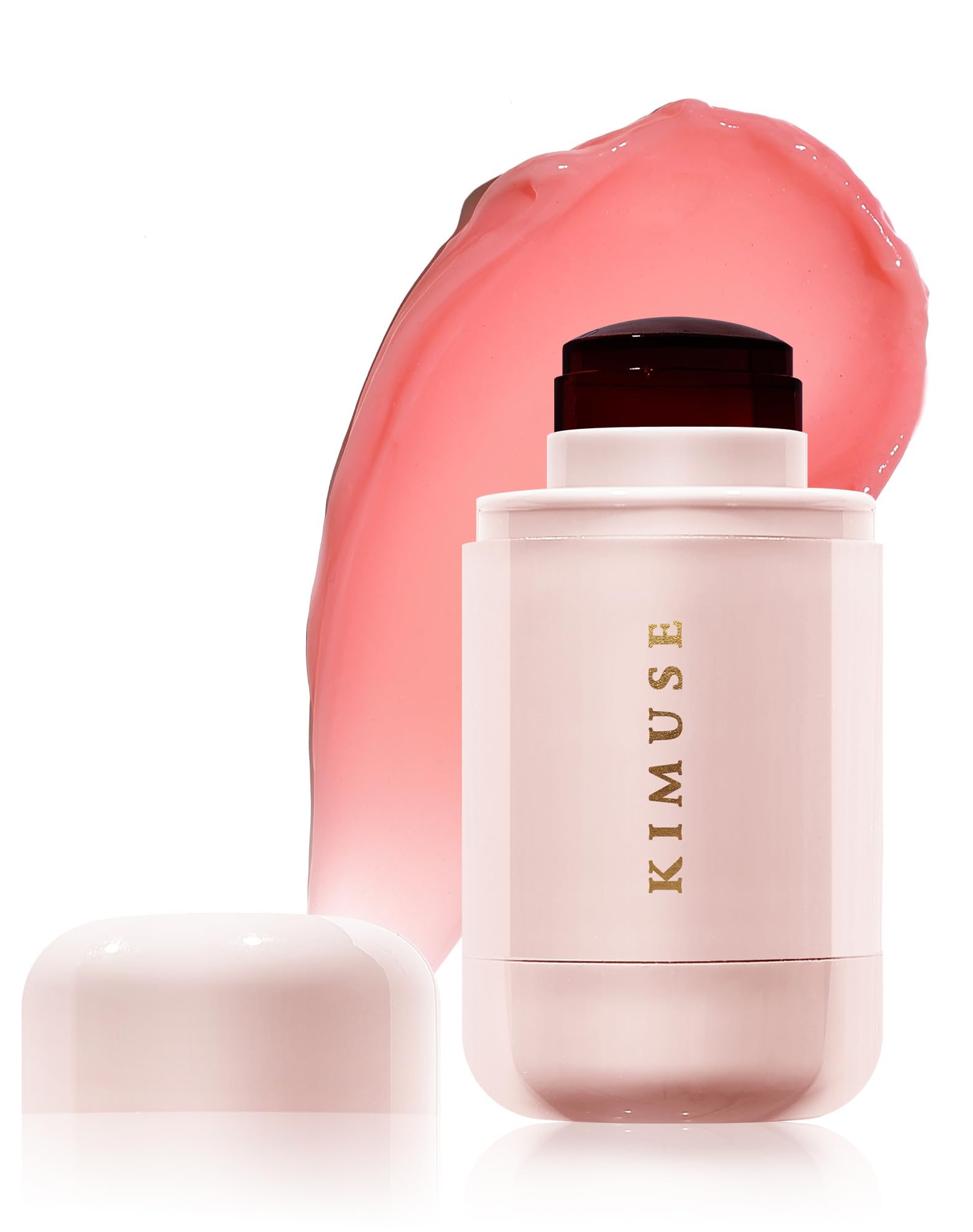 KIMUSE Jelly Cheek & Lip Tint, Watercolor Blush, Multi-Use Makeup, Tint for Cheeks, Lips & Eyes, Lightweight, Sheer & Buildable 