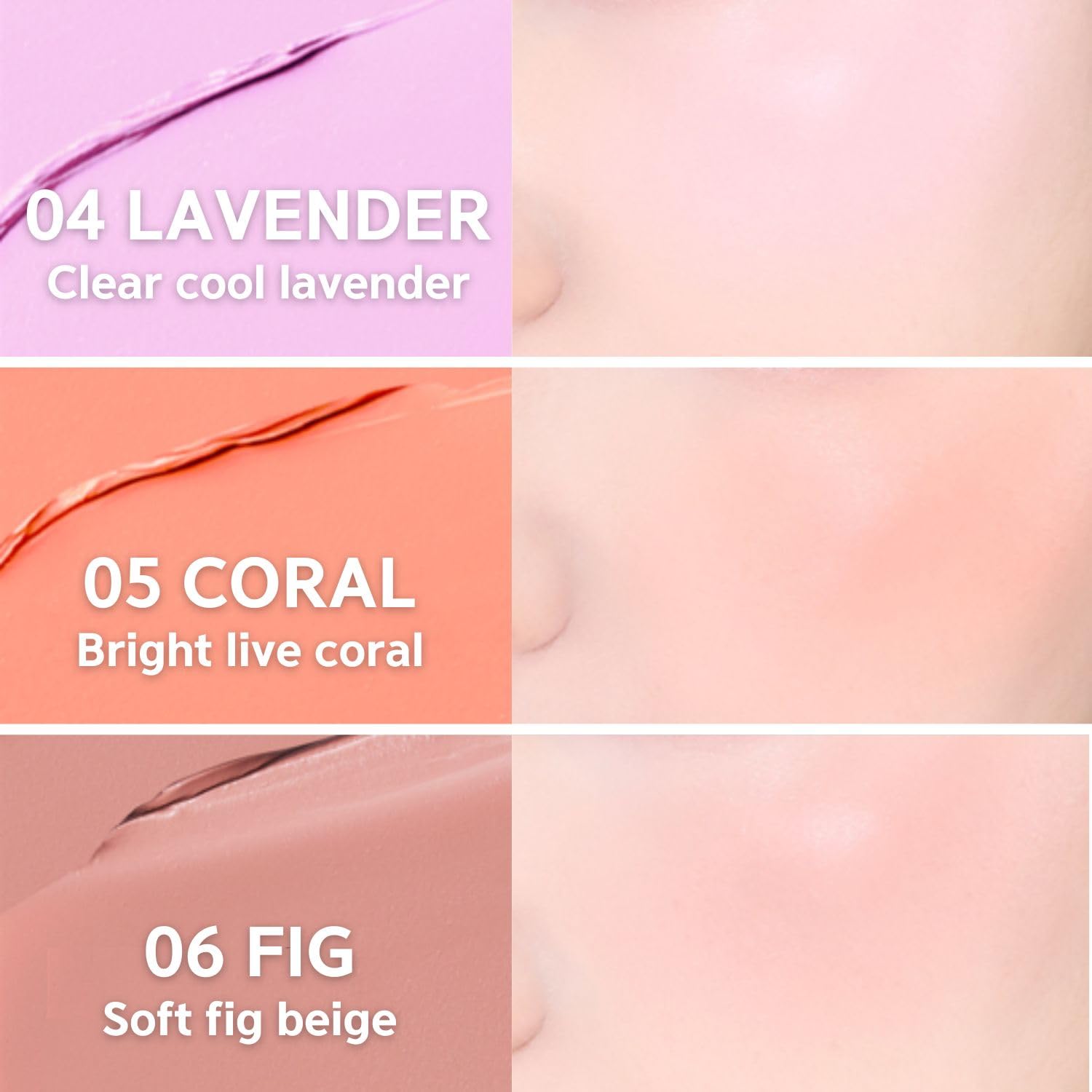 Bbia Ready To Wear Downy Cheek Cream Blush 8 Color - Creamy Blendable & Buildable Blush Dewy Texture & Matte Finish High Pigment