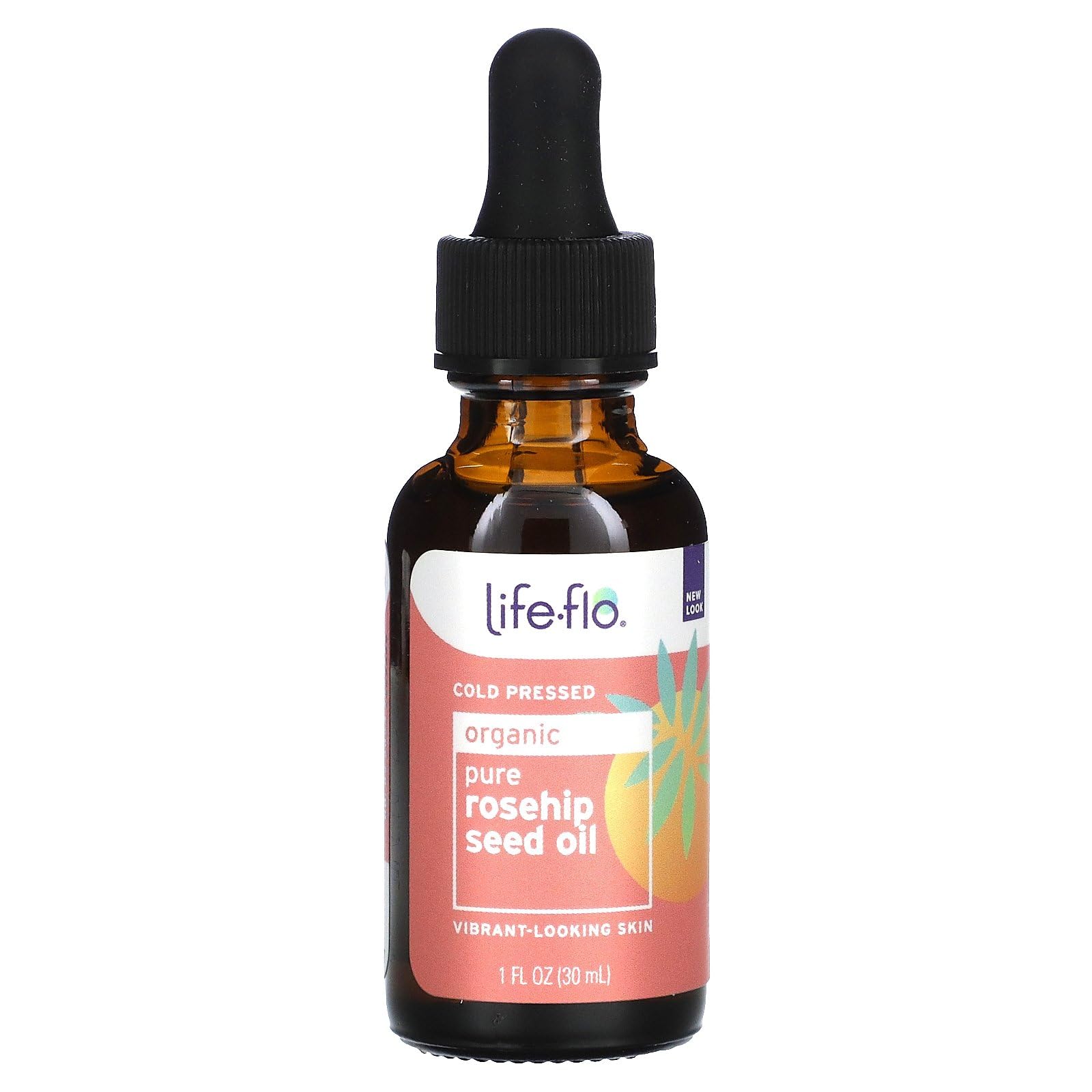 Lifeflo Pure Organic Rosehip Seed Oil, Hydrating Face Oil, Dry Skin Care, Cold Pressed from Organic Rose Hips, Rich in Fatty Ac