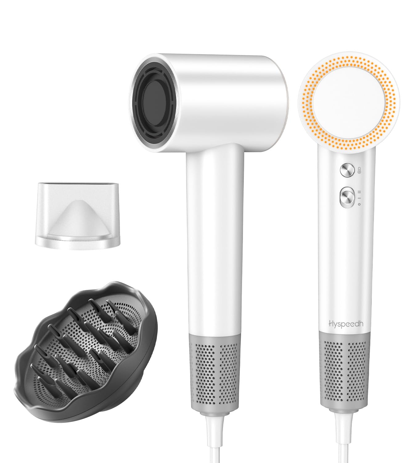 Hair Dryer with 150000 RPM High Speed 1400w Motor for 1-5min Fast Dry, 3 Heat/Cool Wind Level & 49db Low Noise,1.5 Billion Plasm