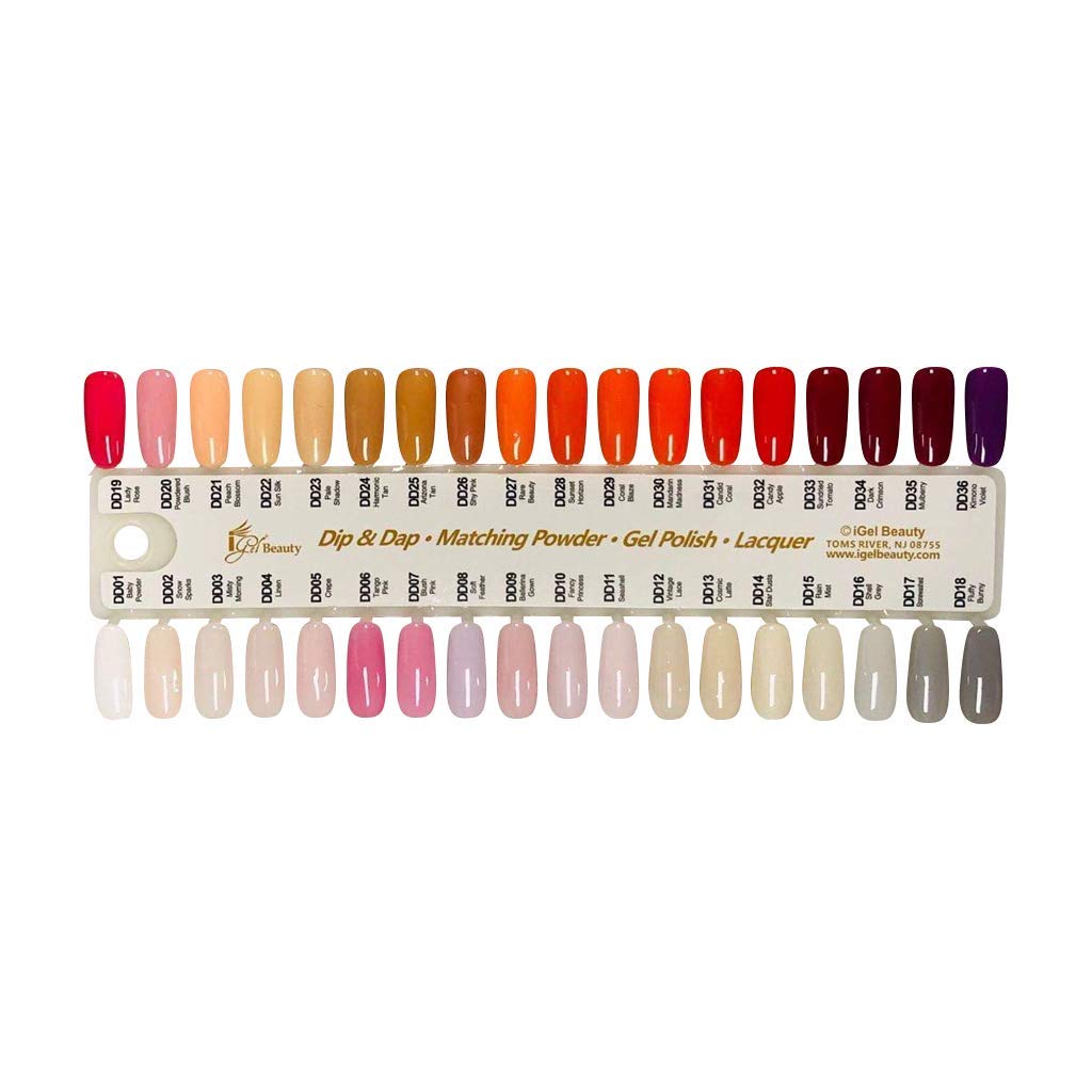 Igel - 100% Pure Nail Acrylic/ Dipping Powder - Dip & Dap Collection (Dd014 - Star Dusts)
