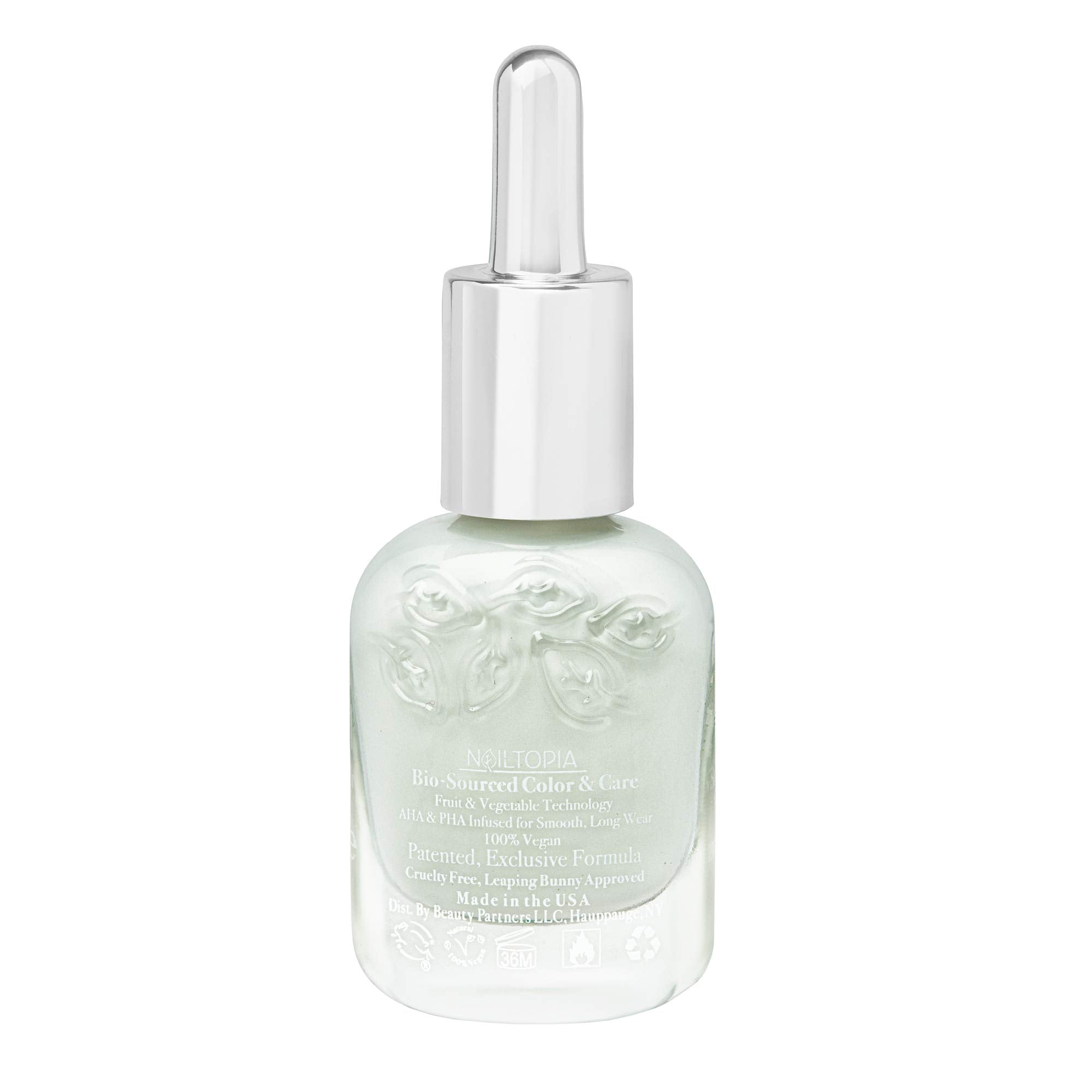 Nailtopia Plant-Based Chip Free Nail Lacquer, Non-Toxic, Long-Lasting, 0.41oz, So Fresh, So Clean