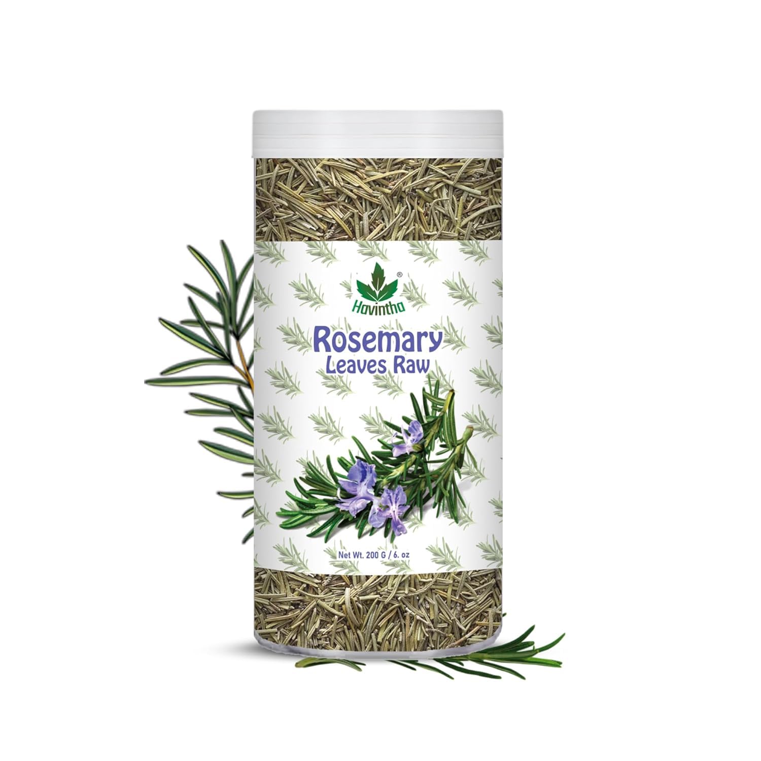 Havintha Natural Whole Rosemary Dried Leaves 200g | Rosemary Dried Leaves For Hair Growth