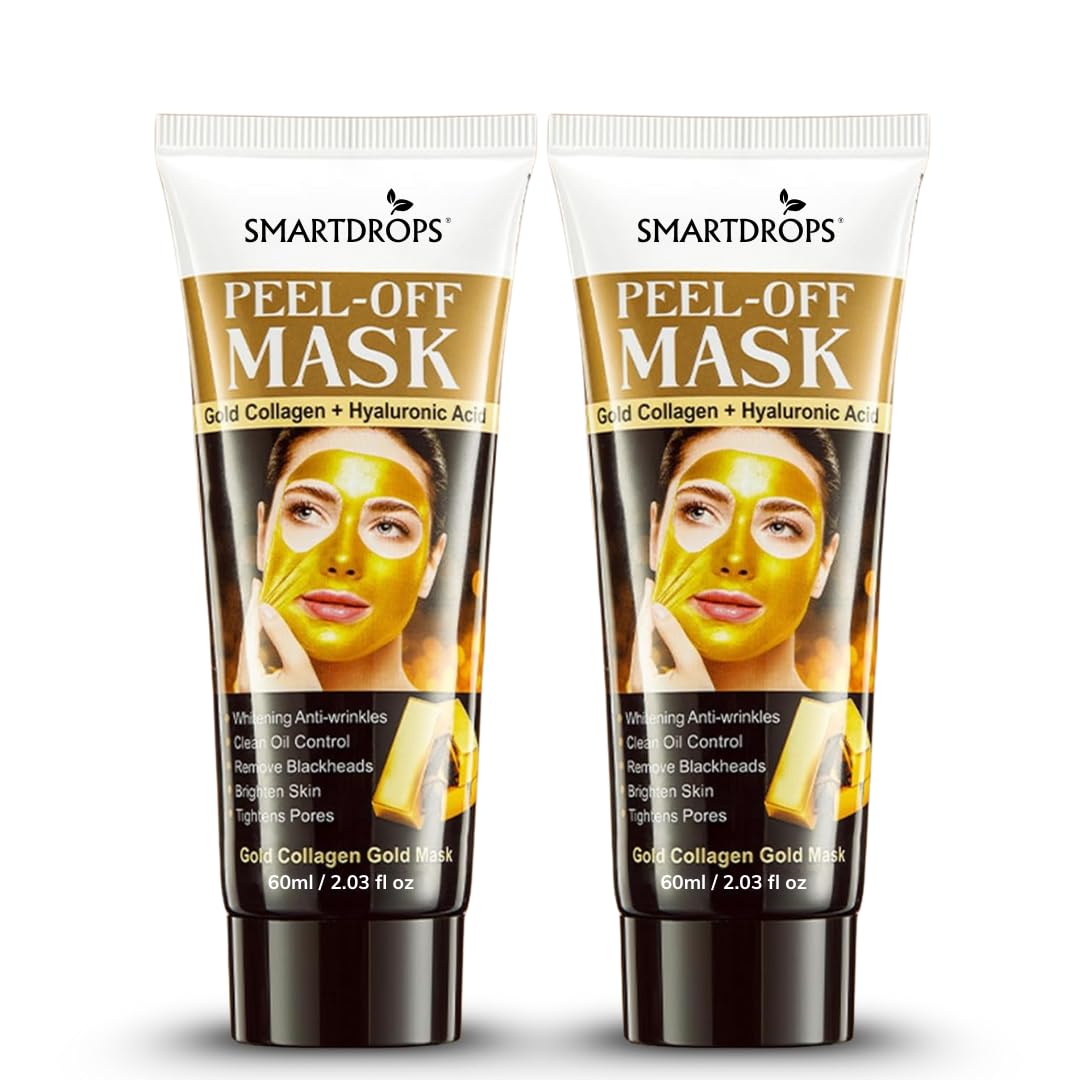 Gold Peel Off Mask | Reduces Fine Lines & Wrinkles | Face Mask | Peeloff Mask For Men & Women | Collagen Gold Peel Off Mask | Su