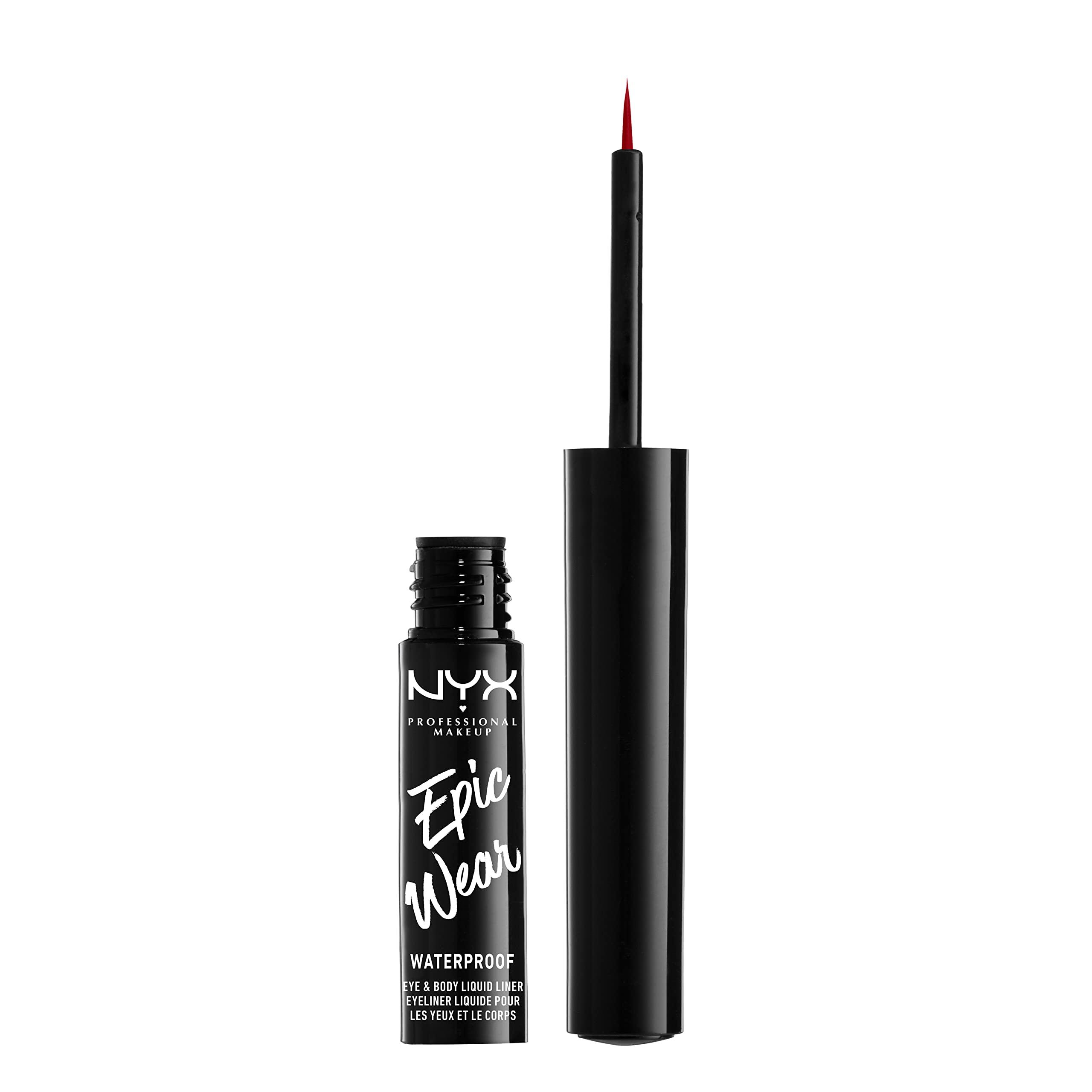 Nyx Professional Makeup Epic Wear Liquid Liner, Long-Lasting Waterproof Eyeliner - Red