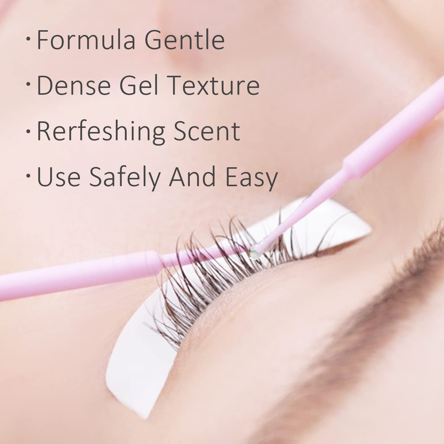 EMEDA Eyelash Extension Remover Gel Not for Clusters Glue 15ml Quickly Dissolves Powerful Lash Extension Glue Professional Remov