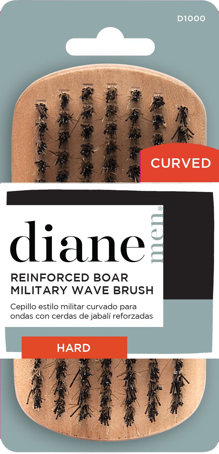 DIANE HARD REINFORCED BOAR CURVED BRUSH D1000