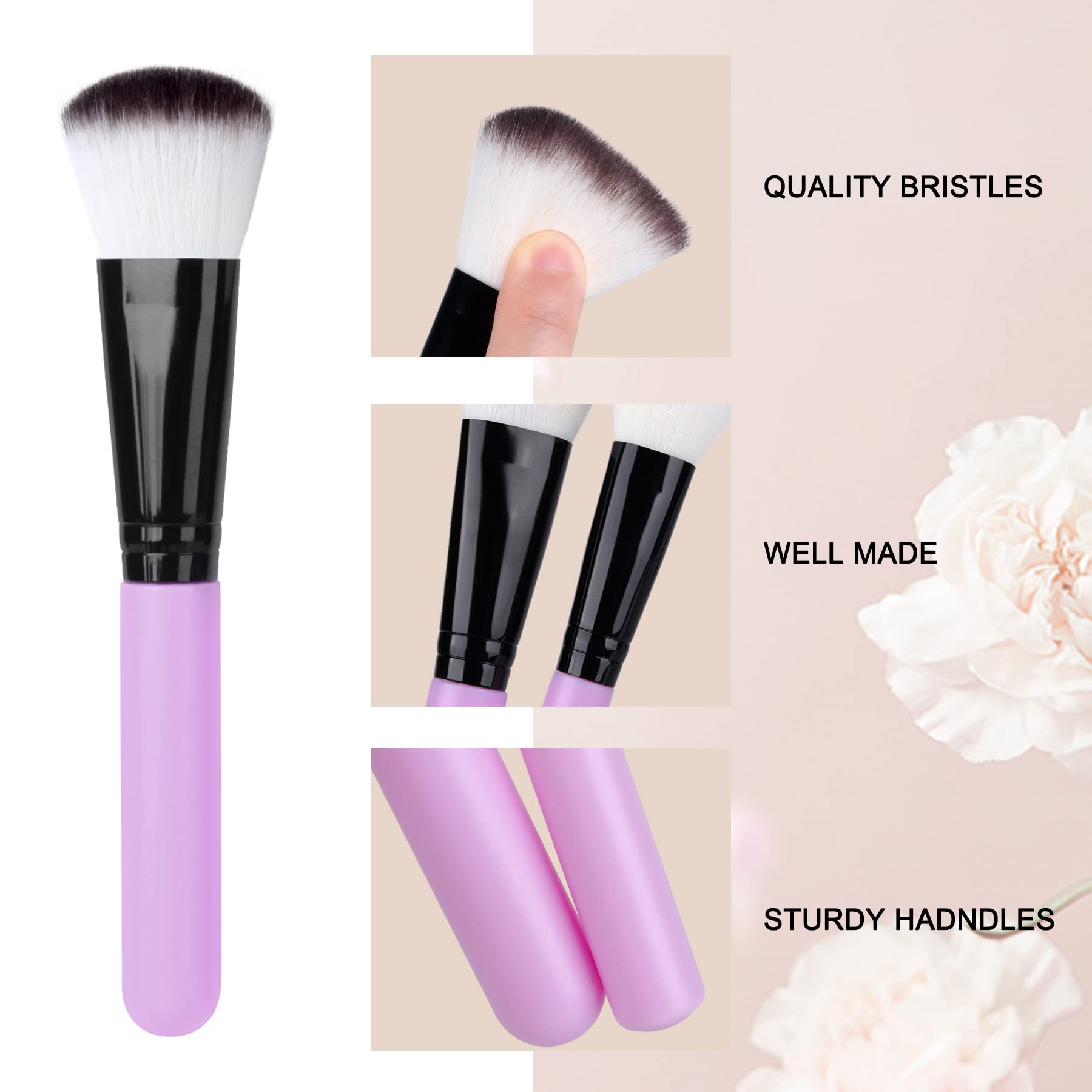 Makeup Brush Sets - 12 Pcs Makeup Brushes For Foundation Eyeshadow Eyebrow Eyeliner Blush Powder Concealer Contour