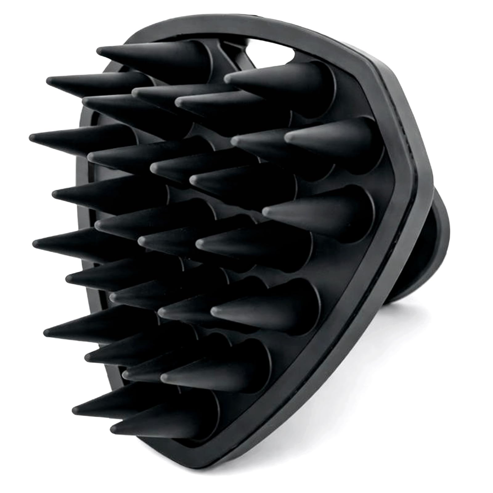 Silicone Scalp Scrubber Brush  Ergonomic Handheld Hair Cleanser & Exfoliating Head Massager for Gentle Scalp Care (1 Pack)
