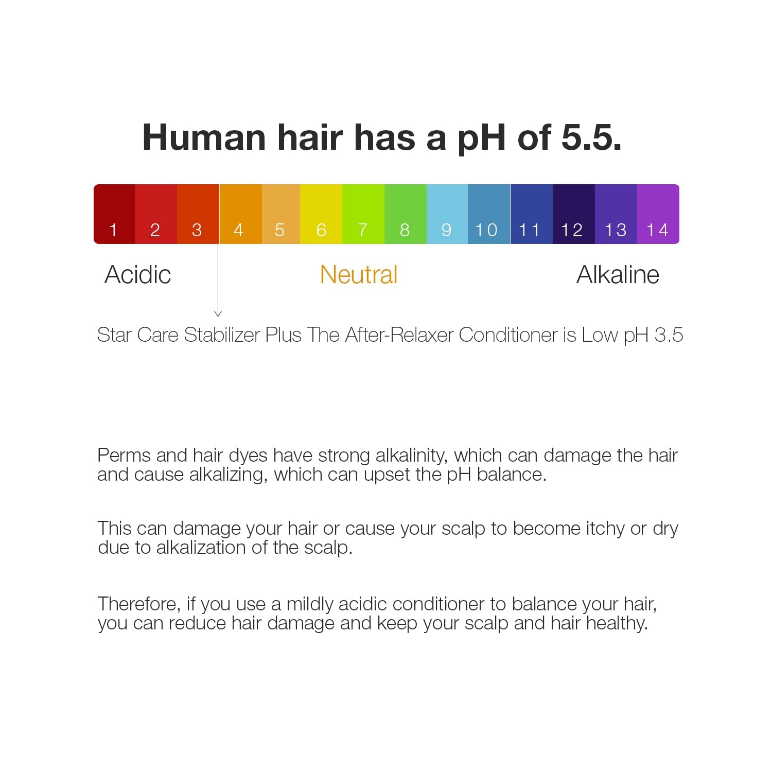STAR CARE Stabilizer Plus The After-Relaxer Conditioner With Penetrating Foaming Action Approximate pH. 3.5 (16 oz)