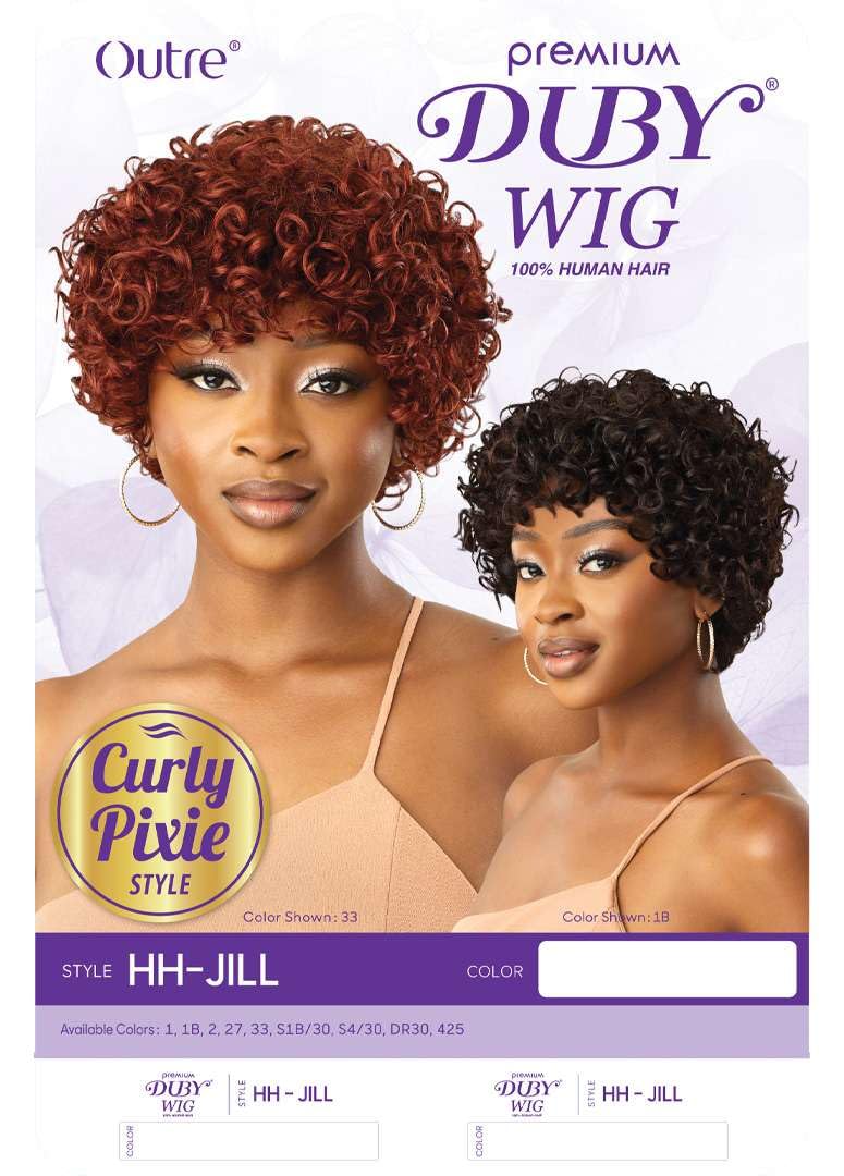 Outre Duby Wig - Human Hair - Jill (STRAWBERRY BLONDE 27)