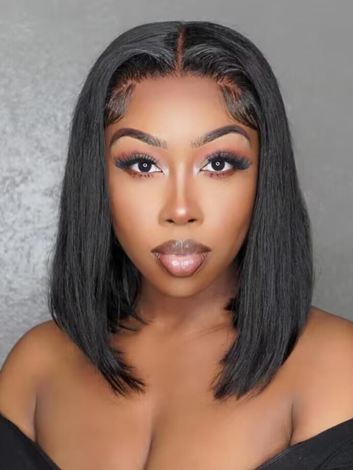 Unice Pre Everything Glueless Frontal Wig Short Bob Wig 13X4 Pre Cut Lace Front Wigs Human Hair Pre Bleached Bye Bye Knots Wig P