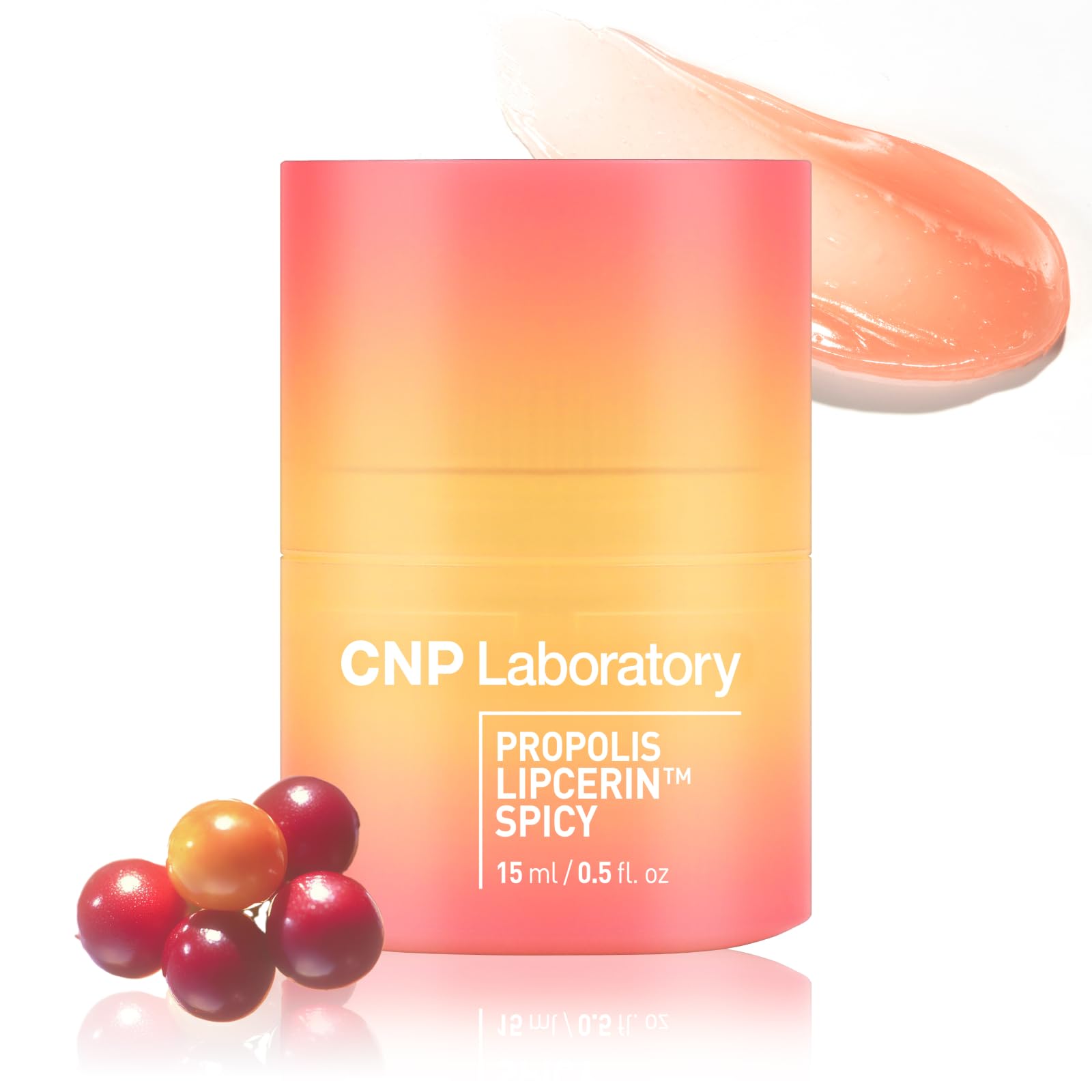 Cnp Honey Lip Plumper Spicy (0.5 Fl.Oz) - Propolis Lipcerin Mint Flavor Lip Butter, Hydrating Overnight Manuka Lip Balm & Mask,