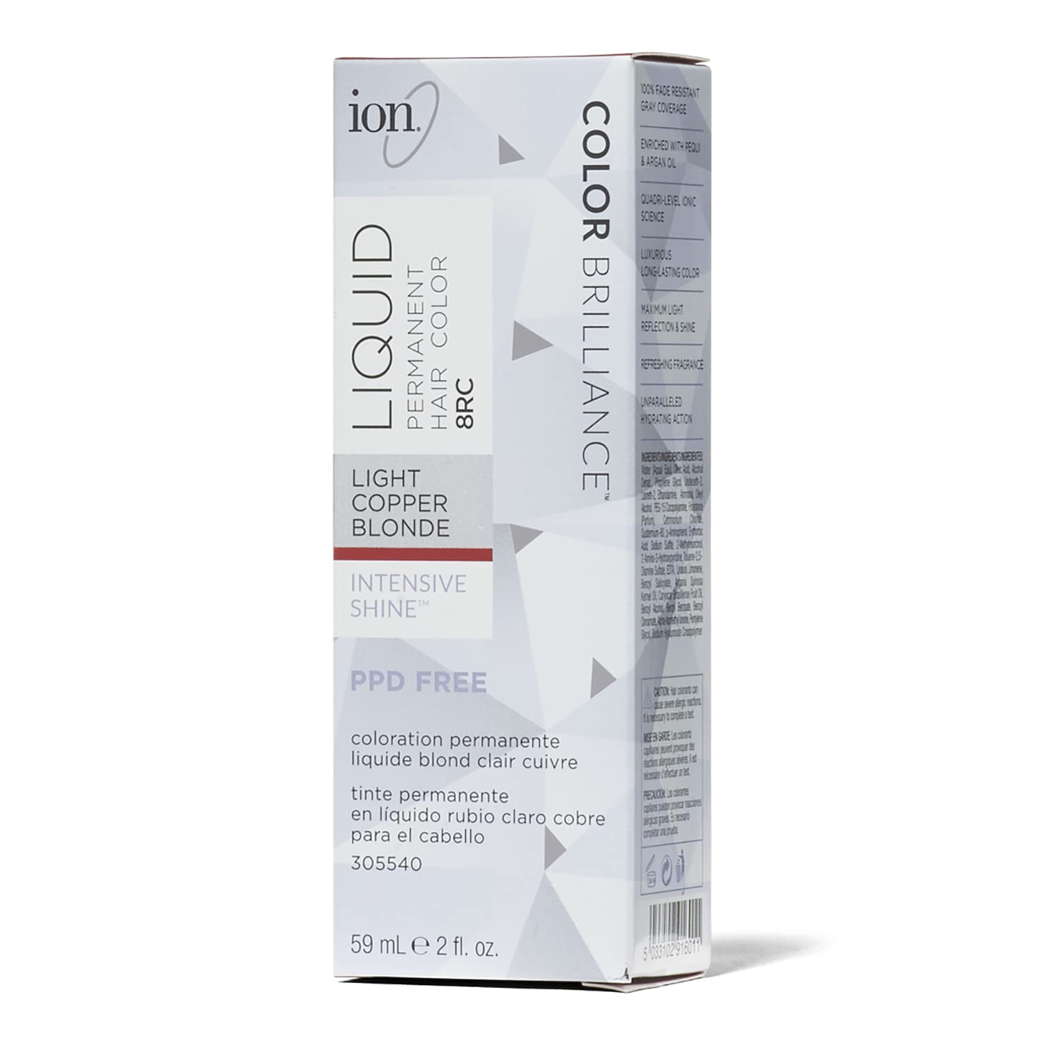 8RC Light Copper Blonde Permanent Liquid Hair Color