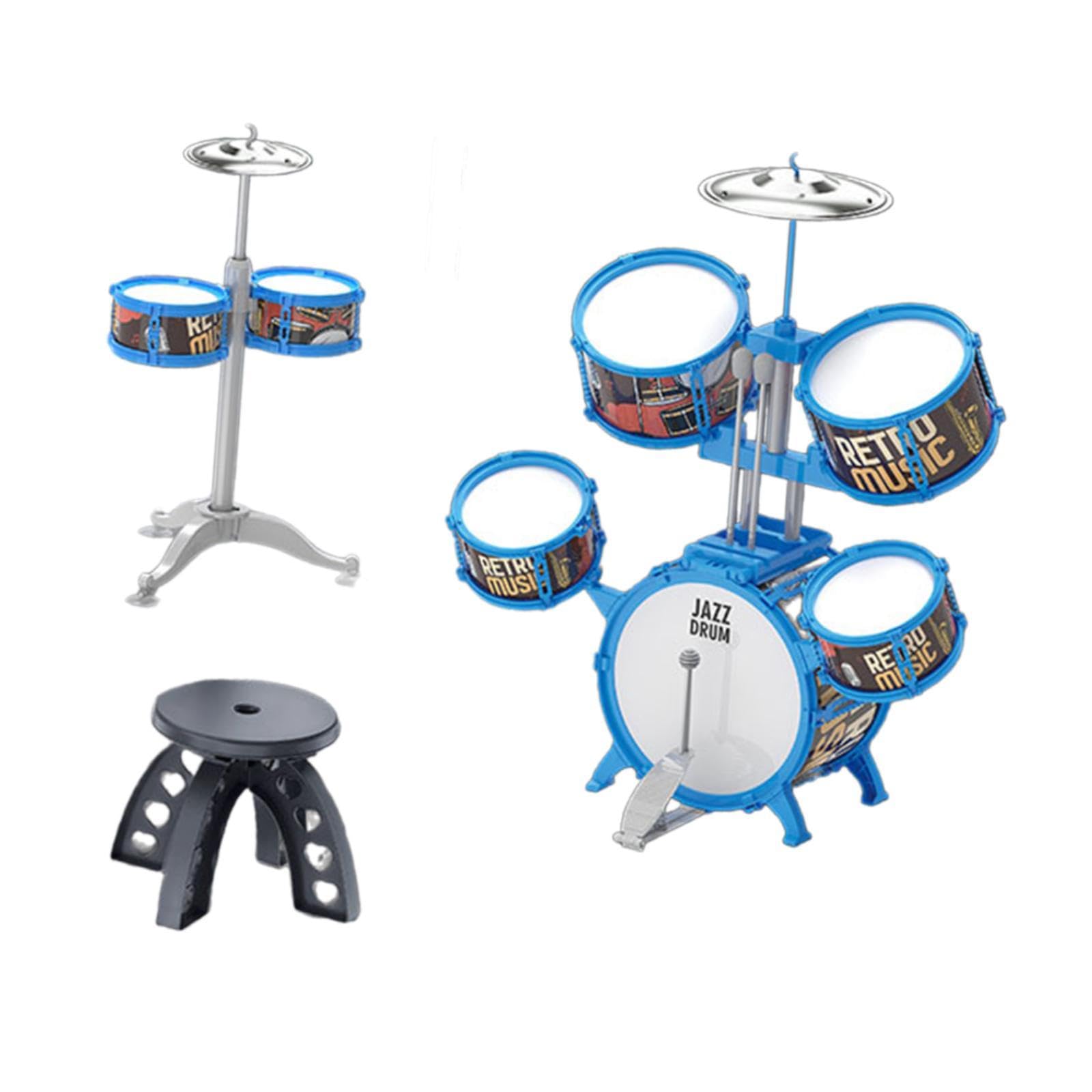 PEXORVA Kids Jazz Drum Toy Kit Early Education Toy for 414 Age Girls Boys Versatile Style C|Musical Instruments & Gear| Percuss