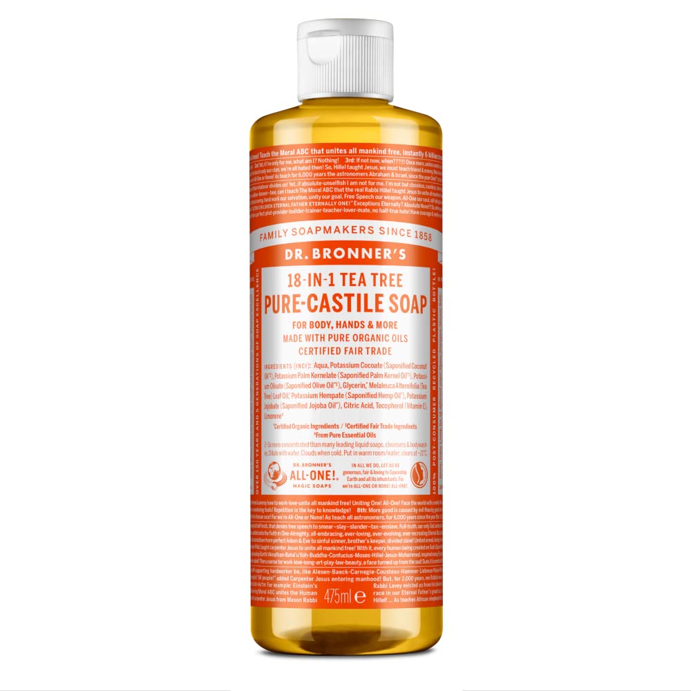 Dr. Bronners 18-IN-1 TeaTree Pure-Castille Soap