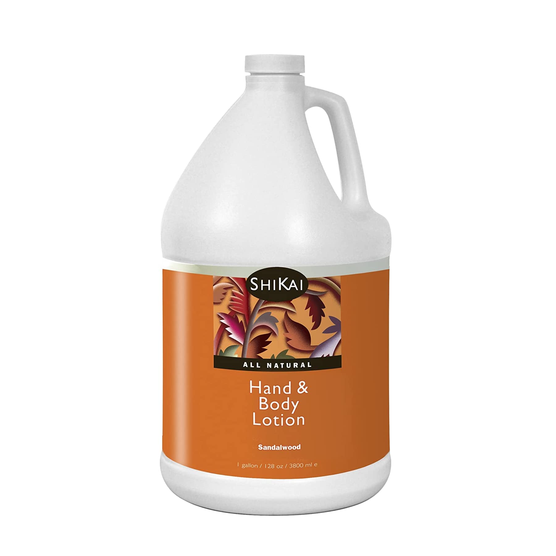 ShiKai Hand & Body Lotion (Sandalwood, 1 Gallon) | Daily Moisturizing Skincare for Dry and Cracked Hands | with Aloe Vera & Vita