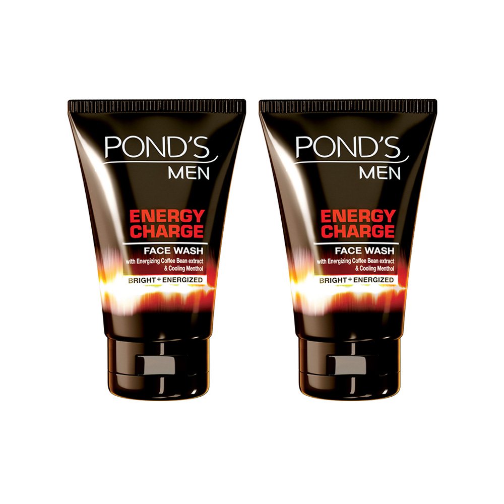PondS Men Energy Charge Face Wash, 100G (Pack Of 2)