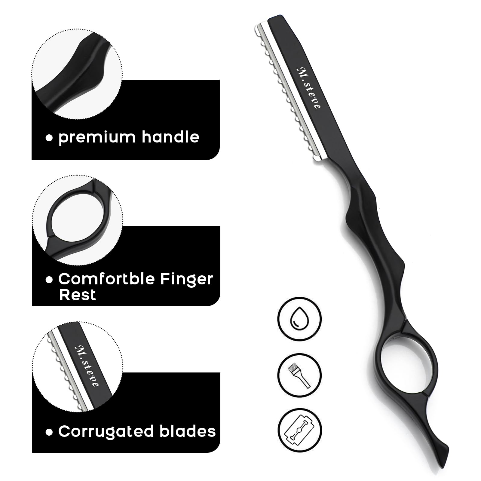 Hair Razors For Cutting Hair 6.89'',Professional Hair Styling Thinning ...