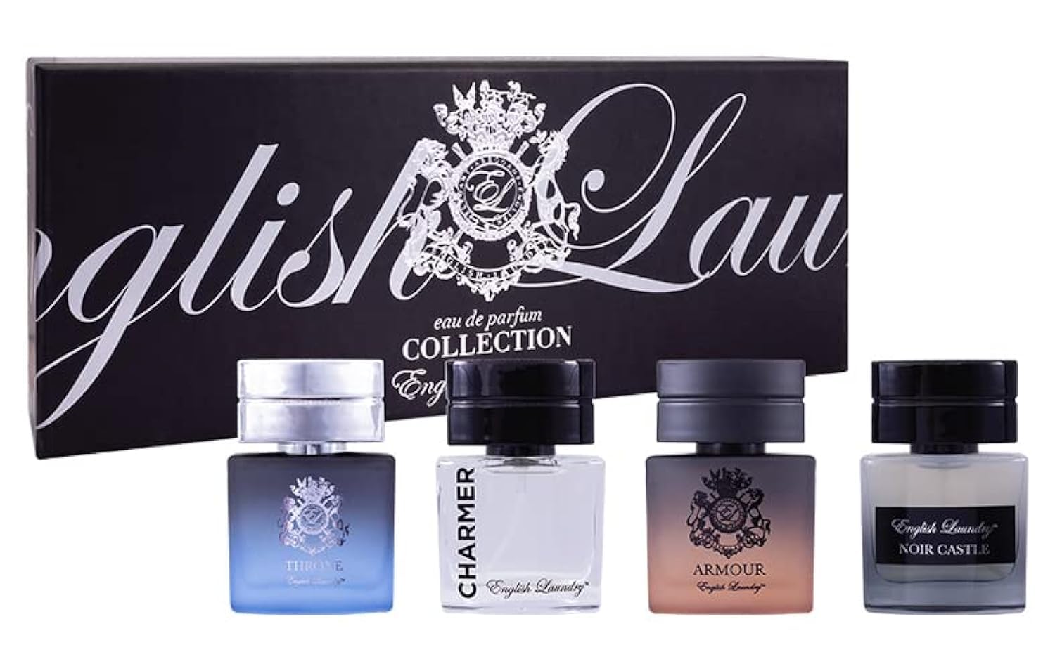 English Laundry Mens 20Ml Coffret Collection, Throne, Armour, Noir Castle, Charmed Edp