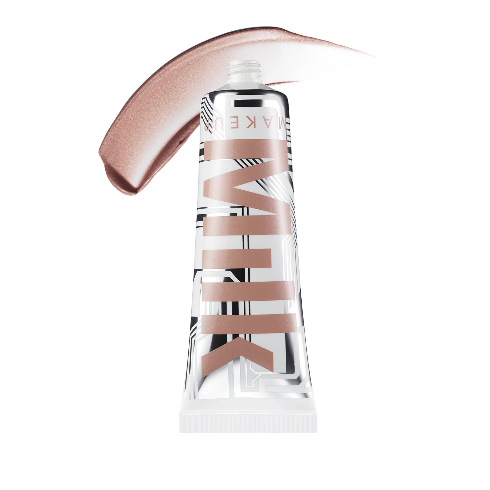 Milk Makeup Bionic Glow Liquid Illuminator, Virtual (Luminous Peach)  0.91 fl oz  Delivers Hydrating, Natural Glow for Face & 