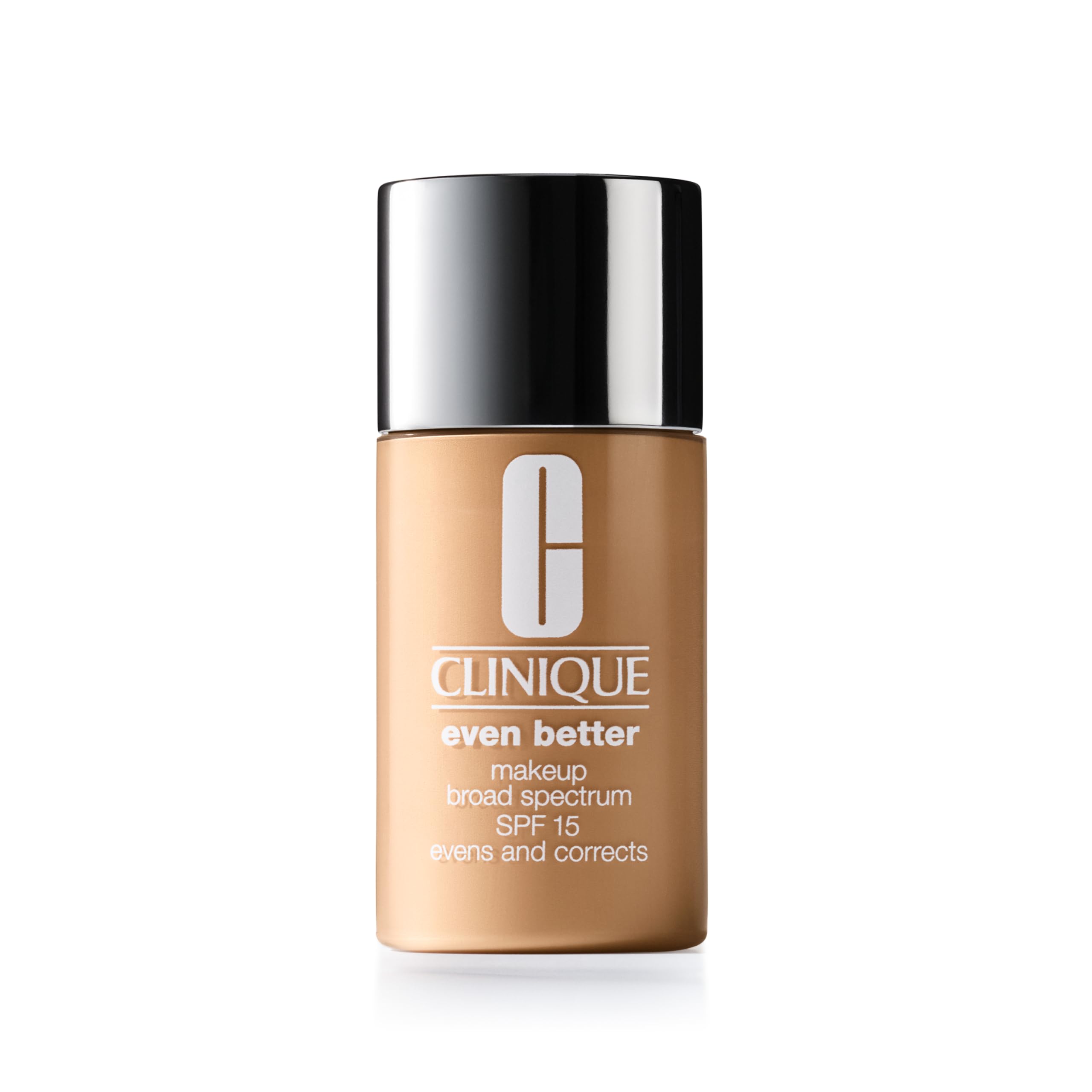 Clinique Even Better Makeup Medium Coverage Foundation Broad Spectrum SPF 15 | Evens Skin Tone + Reduces Dark Spots, Golden Neut