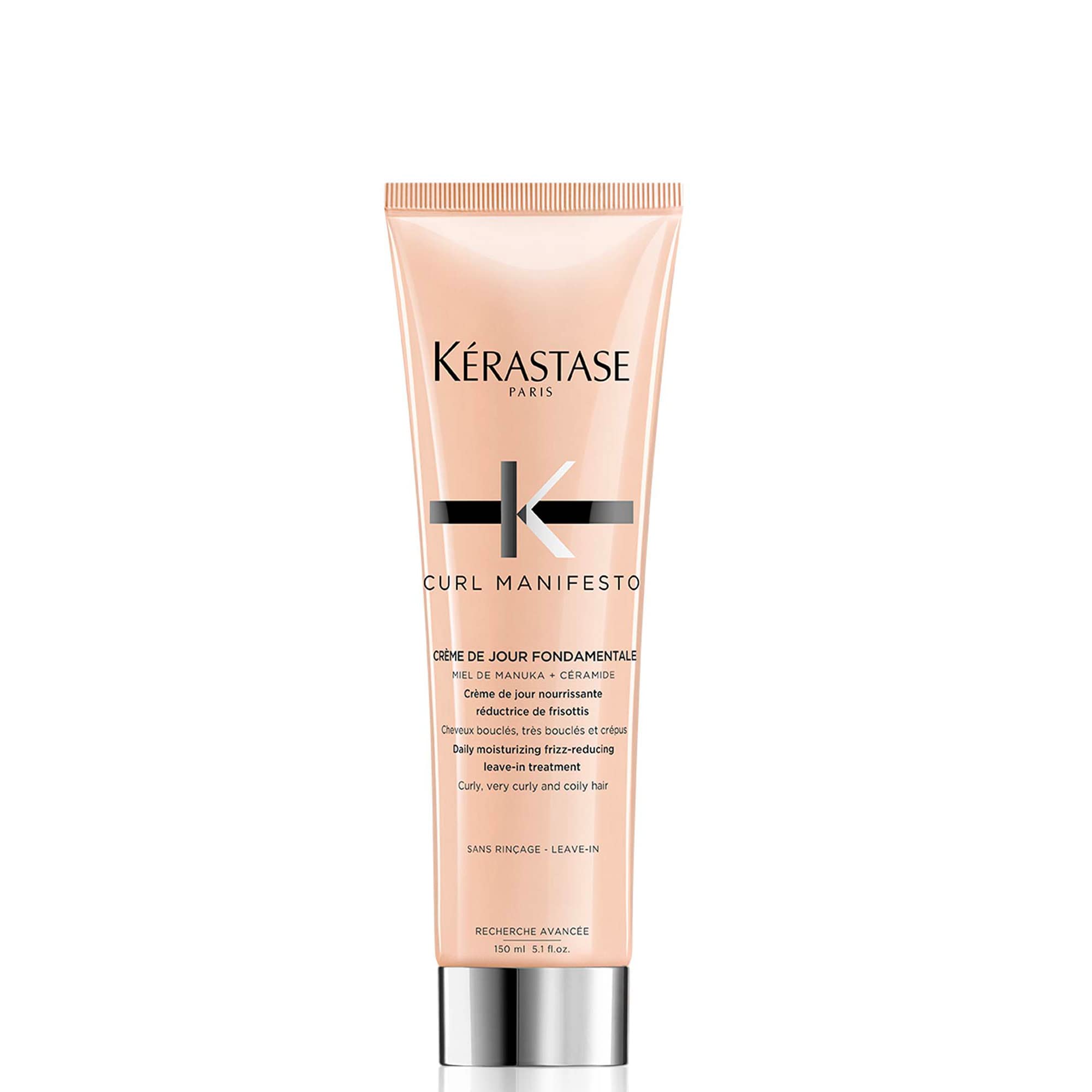 KERASTASE Curl Manifesto Crme de Jour Fondamentale Hair Cream | Leave In Treatment & Heat Protectant | Controls Frizz & Enhances