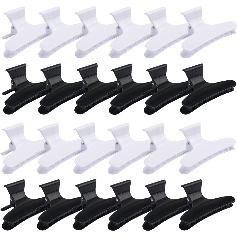 Hair Clips for Women,CIEHER 24 Pack Hair Clips for Styling Sectioning,Butterfly Hair Clips,Chip Clips,Hair Claw,Butterfly Hair C