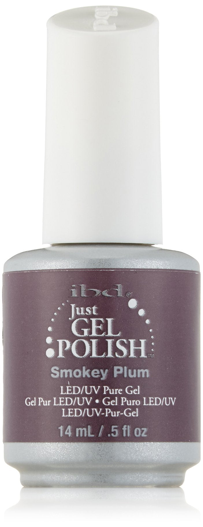 IBD Just Gel Nail Polish, Smokey Plum, 0.5 Fluid Ounce