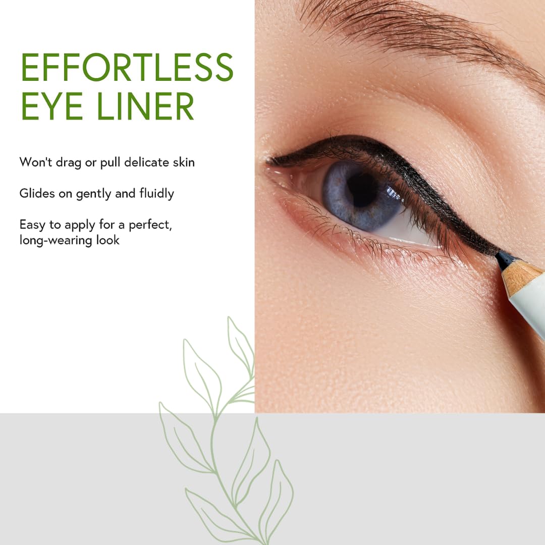 Honeybee Gardens Effortless Eye Liner Pencil In Envy, Rich Pigmentation, Smooth, Long-Wearing, Vegan, Gluten-Free