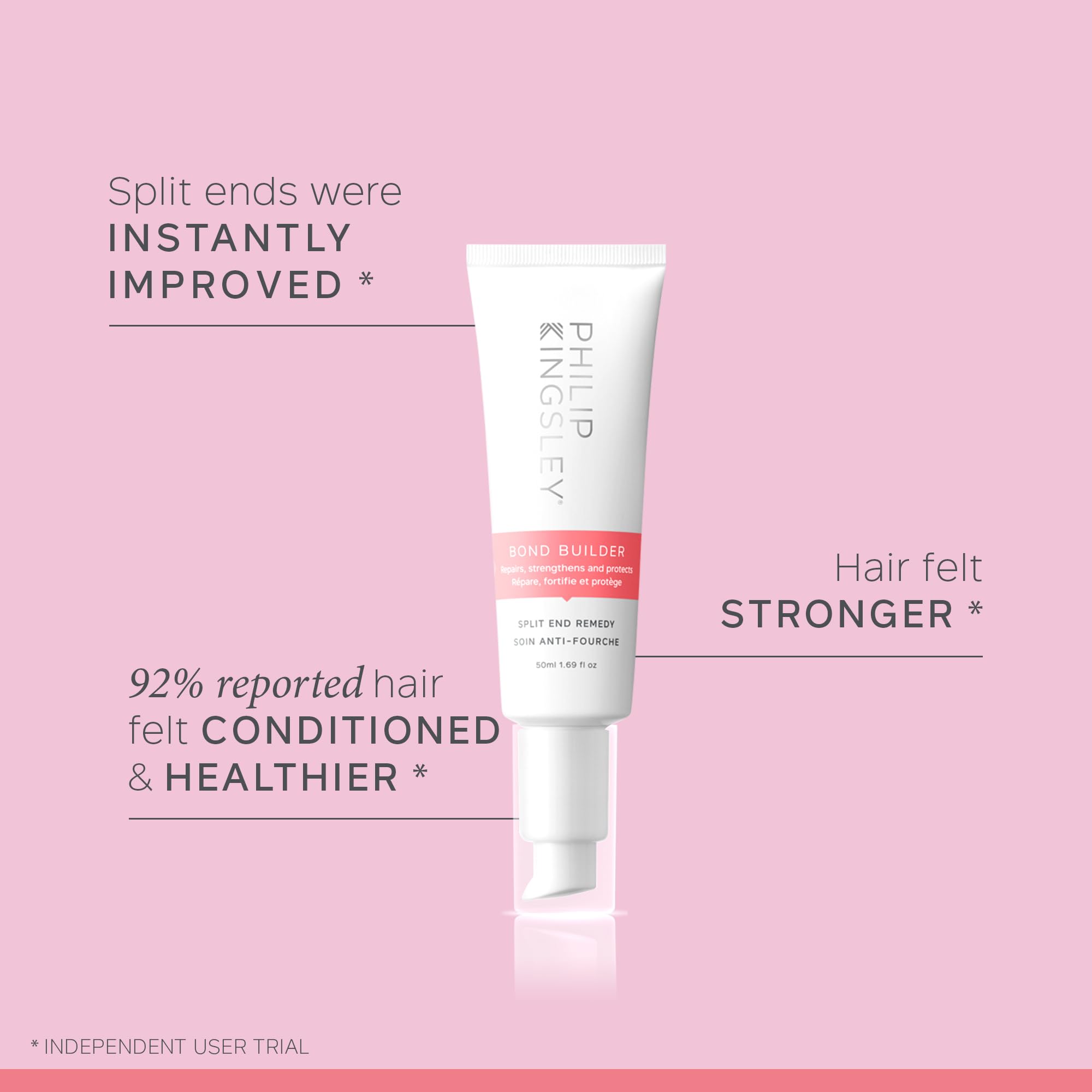 PHILIP KINGSLEY | Bond Builder Split End Remedy | Repairs and Seals Split Ends | Treatment for Damaged Hair | Protects and Stren