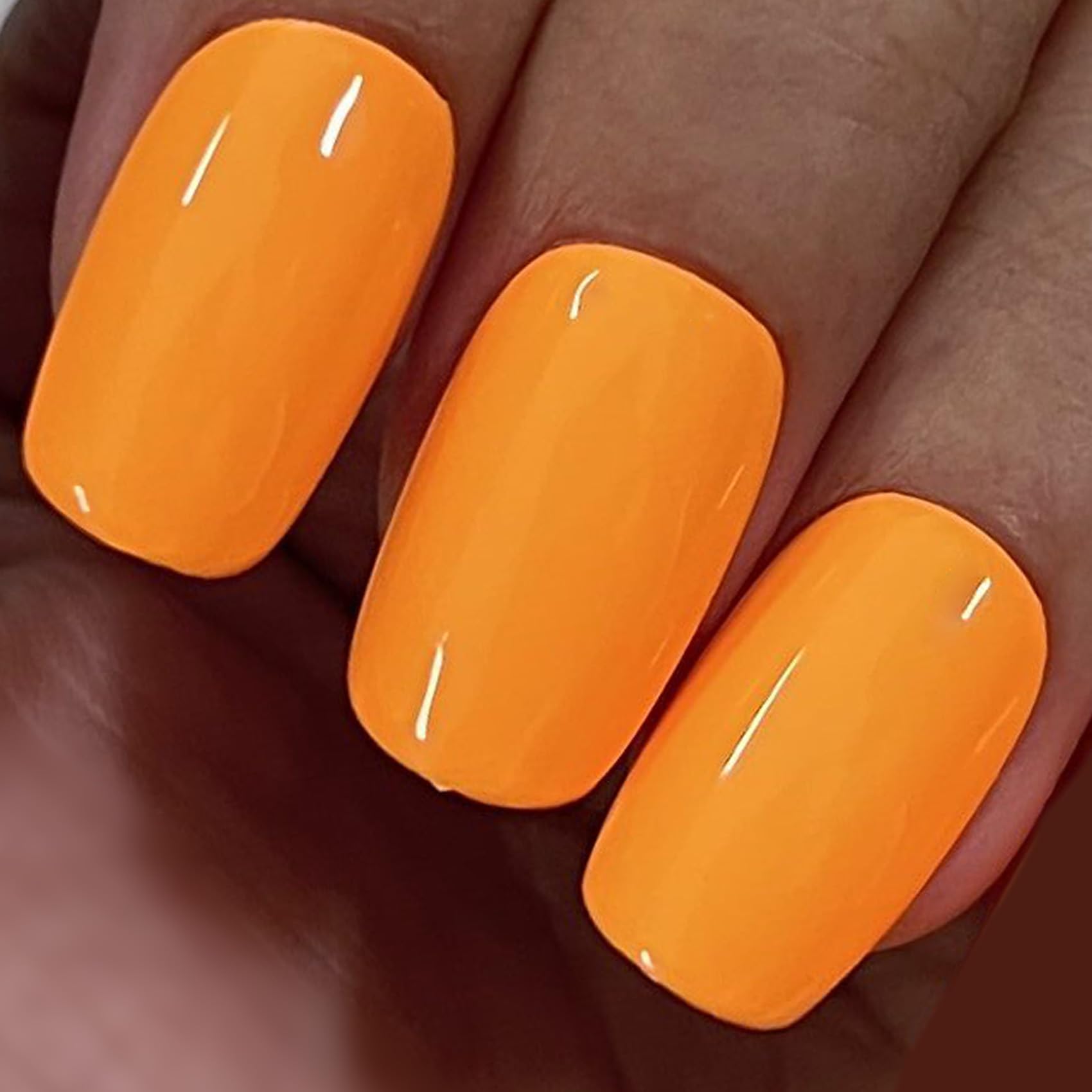 Maychao 15Ml Gel Nail Polish 1Pc Neon Bright Orange Gel Polish Soak Off Uv Led Nail Polish Nail Art Starter Manicure Salon Diy A
