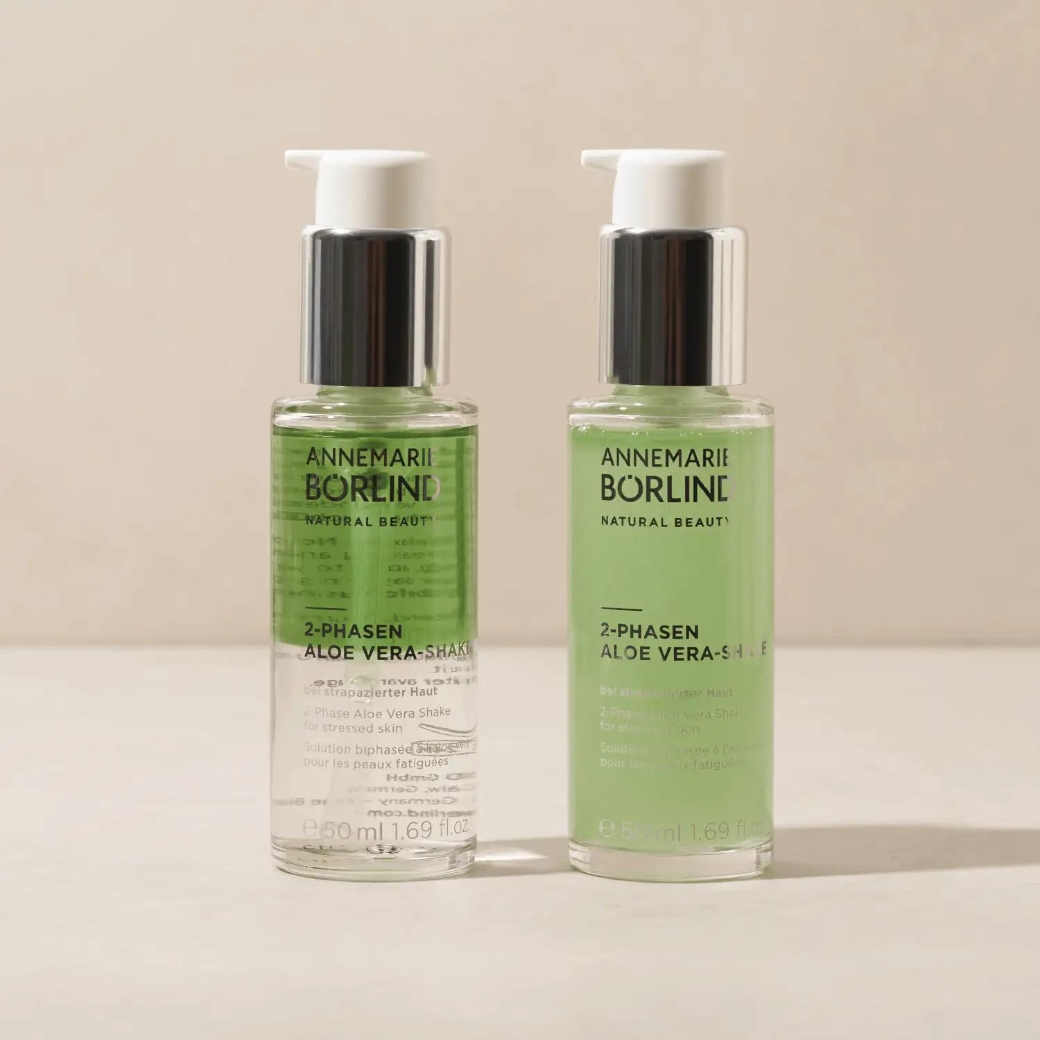 ANNEMARIE BRLIND - 2 Phase Aloe Vera Shake - Hyaluronic Acid + Aloe Vera + Black Currant Seed Oil For Soothed Skin - Soothing, R