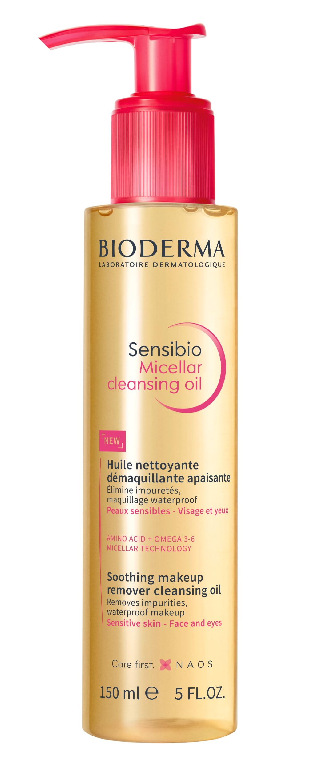 Bioderma - Sensibio Micellar Cleansing Oil 150ml - The 1st eco-biological micellar oil that cleanses and cares for the skin