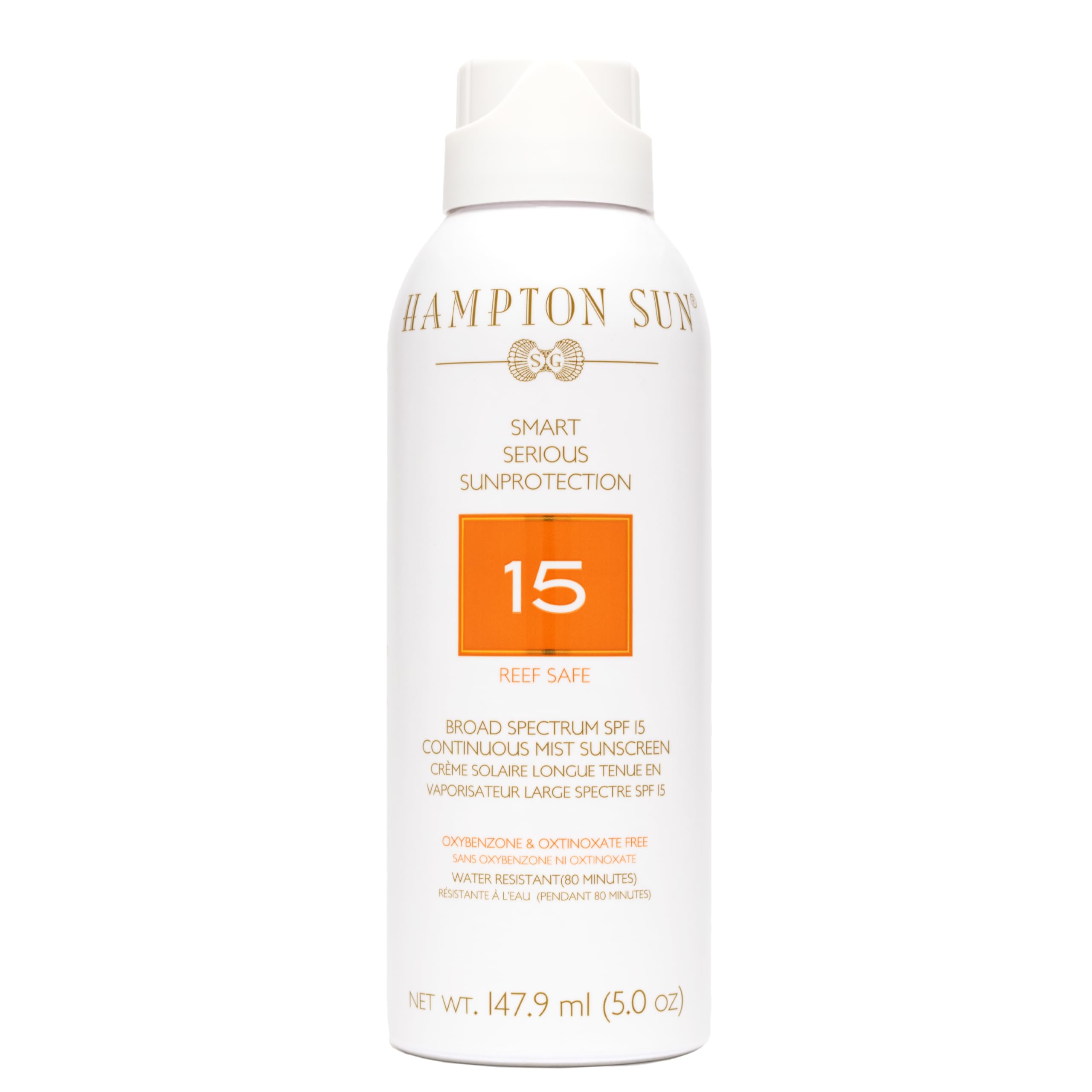 Hampton Sun Spf 15 Continuous Mist Sunscreen, 5 Oz