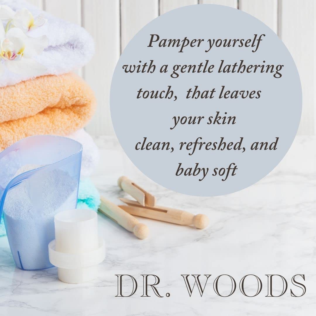 Dr. Woods Unscented Baby Mild Liquid Castile Soap with Organic Shea Butter, 32 Ounce