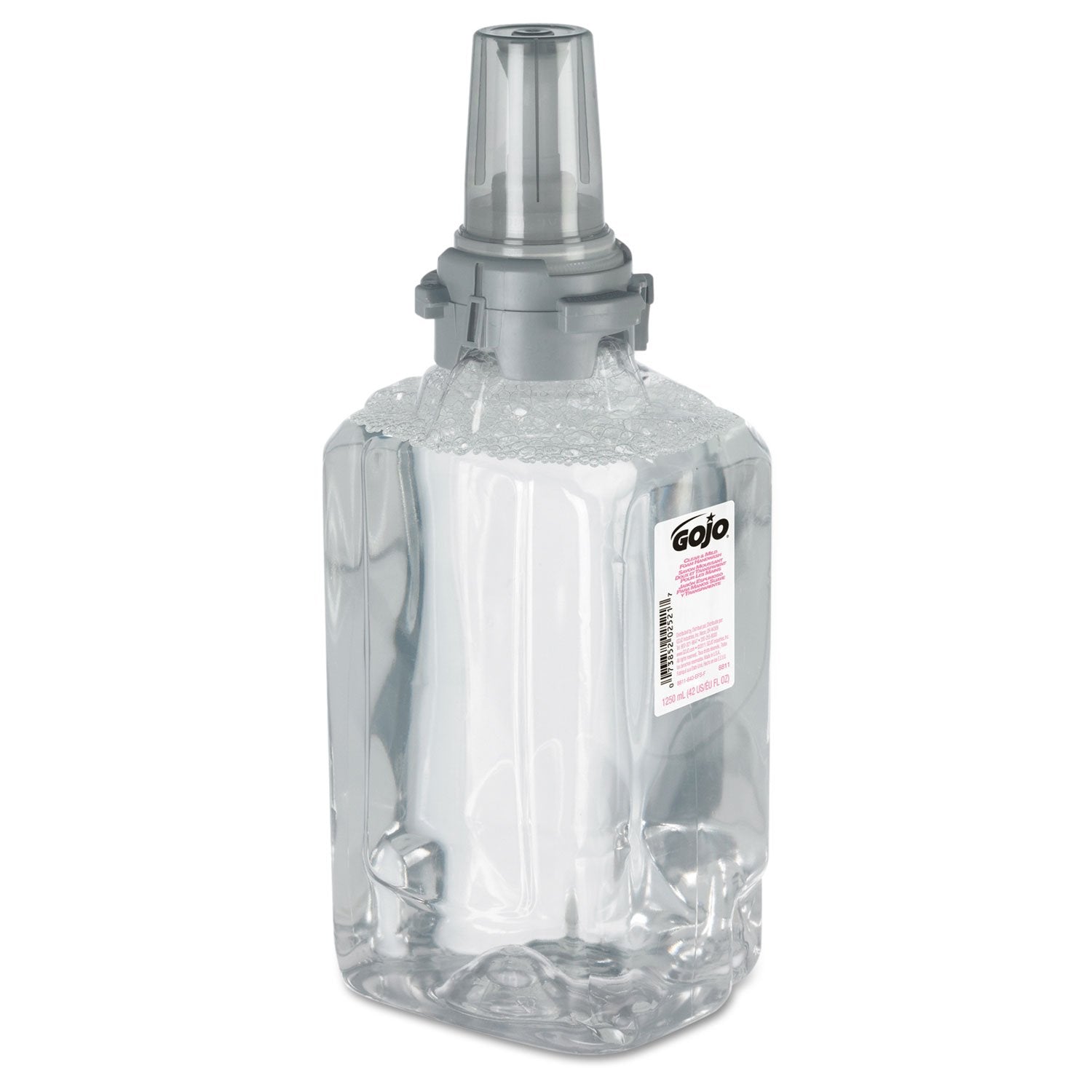 Gojo 881103 Clear & Mild Foam Handwash Refill, Fragrance-Free, 1250Ml Refill, 3/Carton