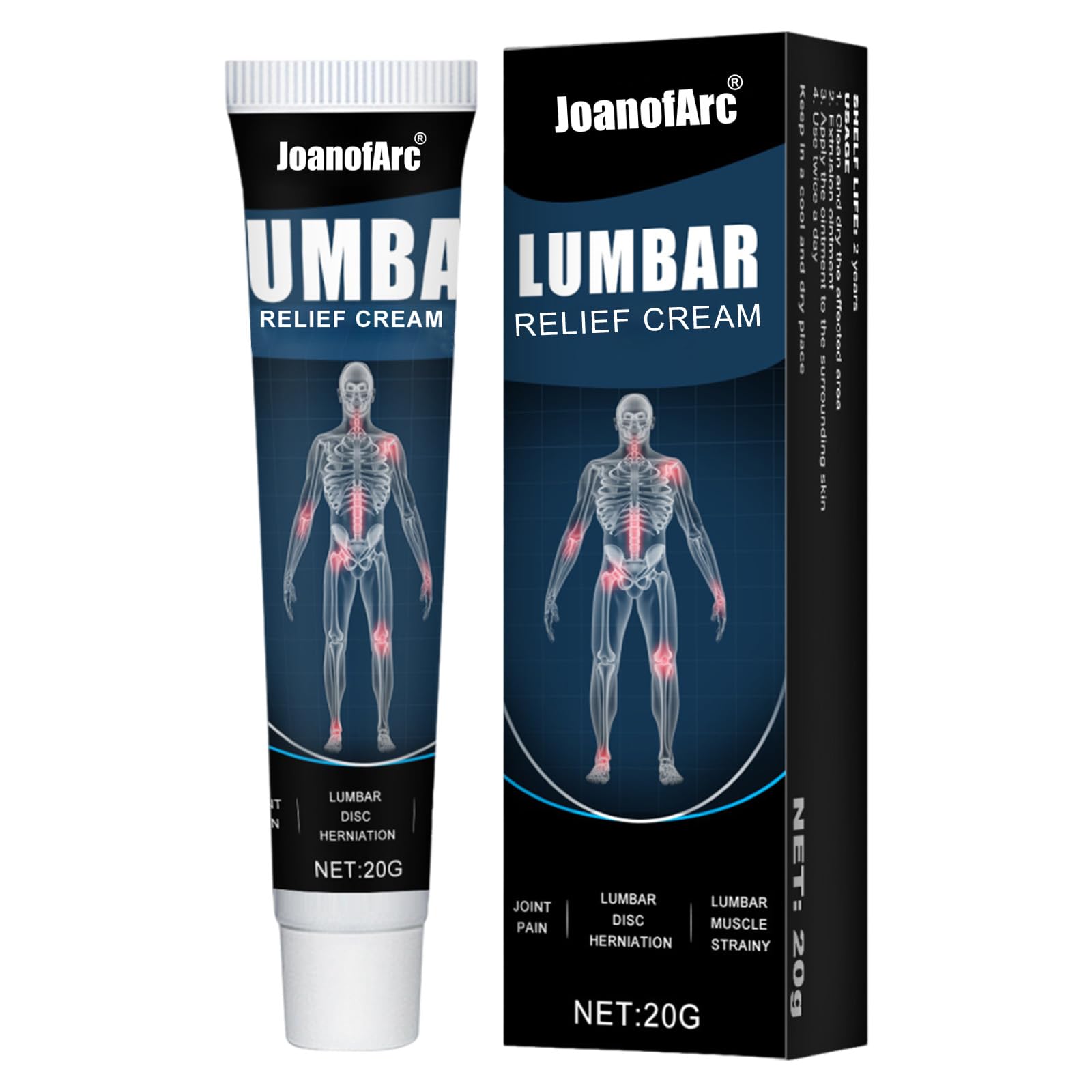 Neuropathy Relief Cream, Suitable for Feet, Hands, Legs, Muscles, Joints, and Waist 20g