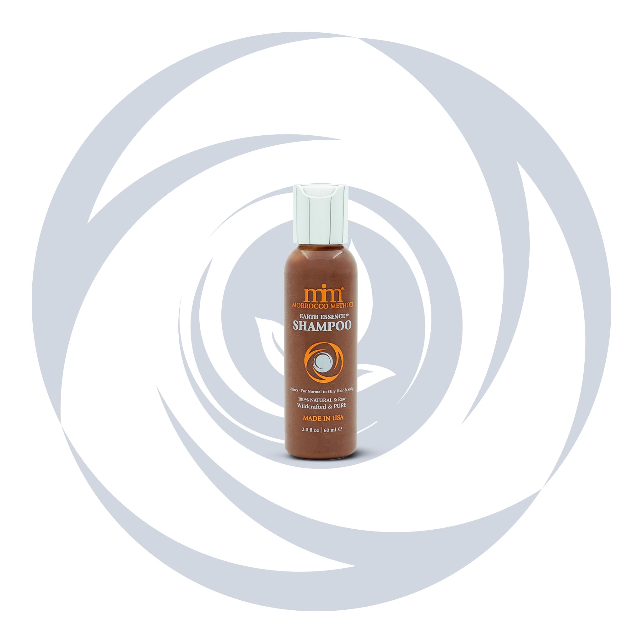 Morrocco Method Earth Essence Shampoo - 100% Natural & Raw - Unisex. For Normal to Oily Hair & Scalp. No SLS, Parabens or GMOs.